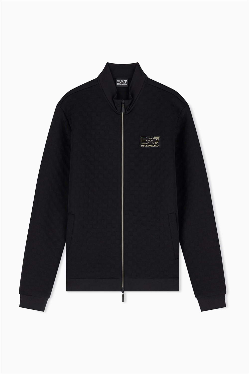 EA7 Erkek Bisiklet Yaka Sweatshirt Siyah