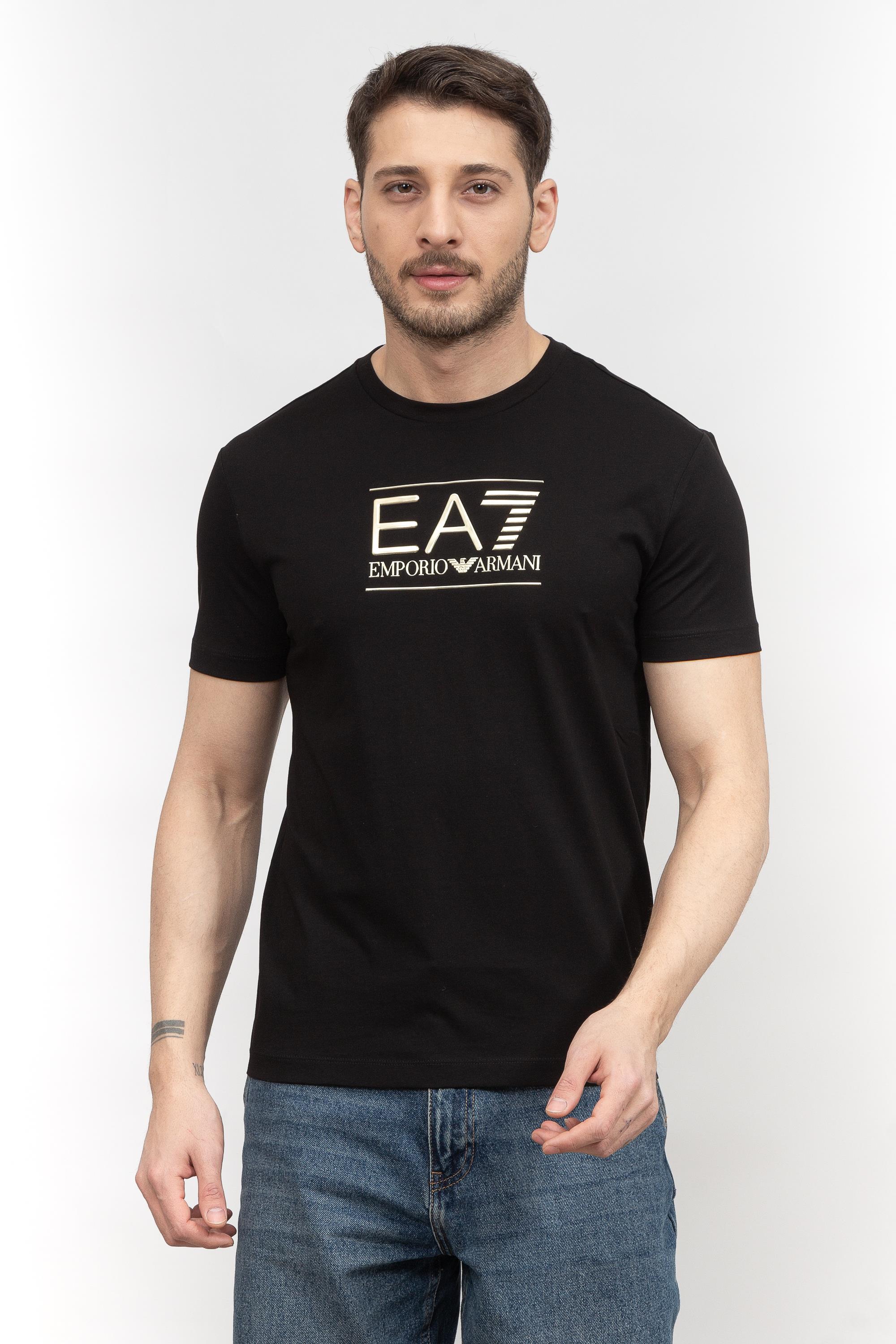EA7 Erkek Bisiklet Yaka T-Shirt