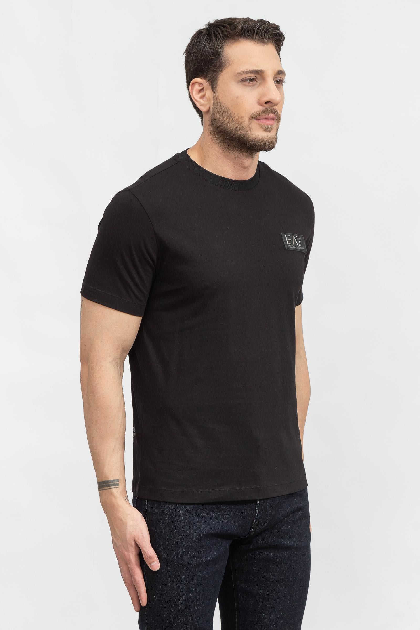 EA7 Erkek Bisiklet Yaka T-Shirt