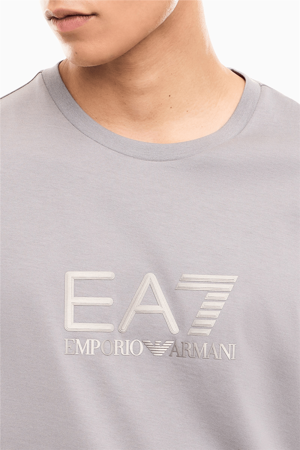 EA7 Erkek Bisiklet Yaka T-Shirt