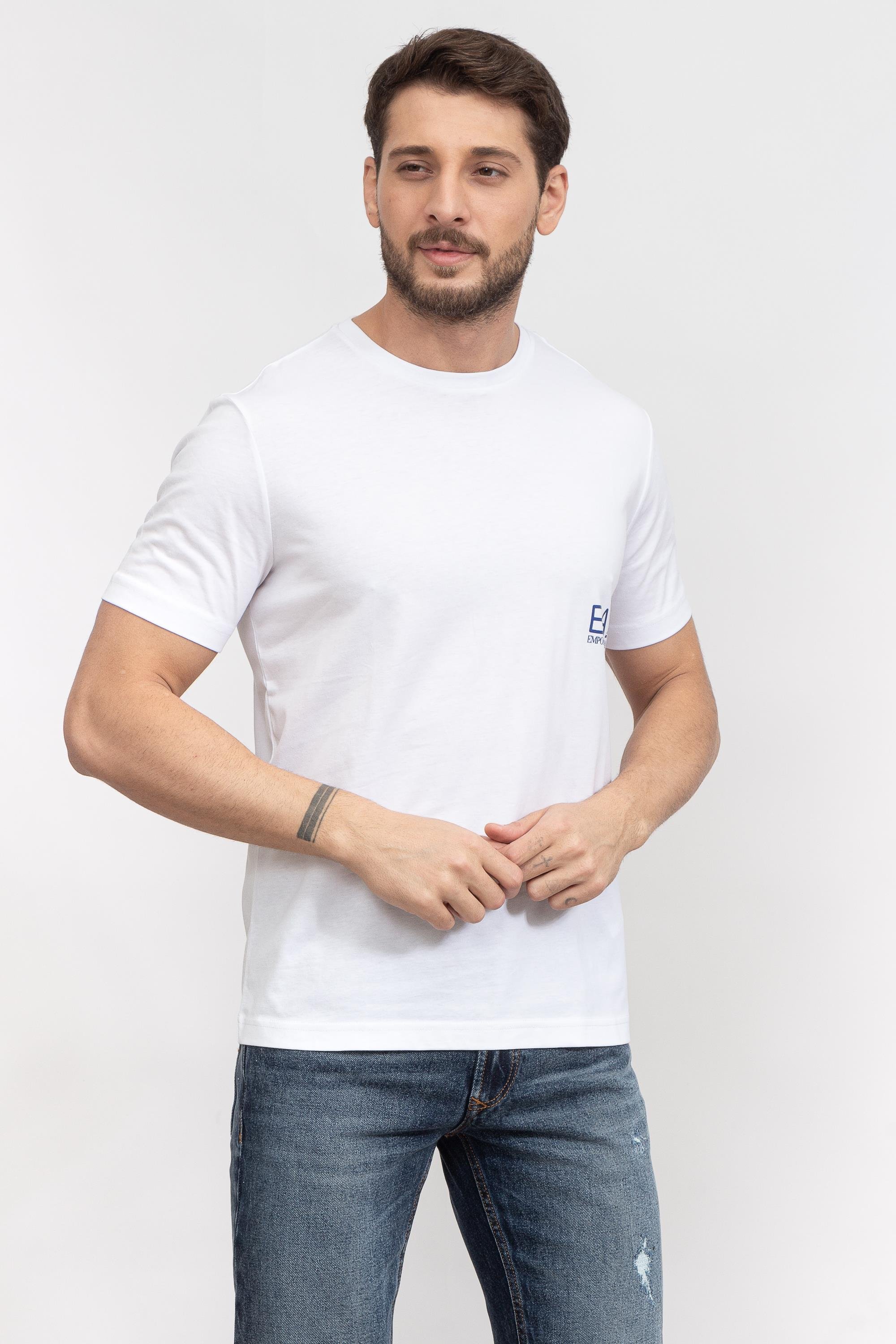 EA7 Erkek Bisiklet Yaka T-Shirt