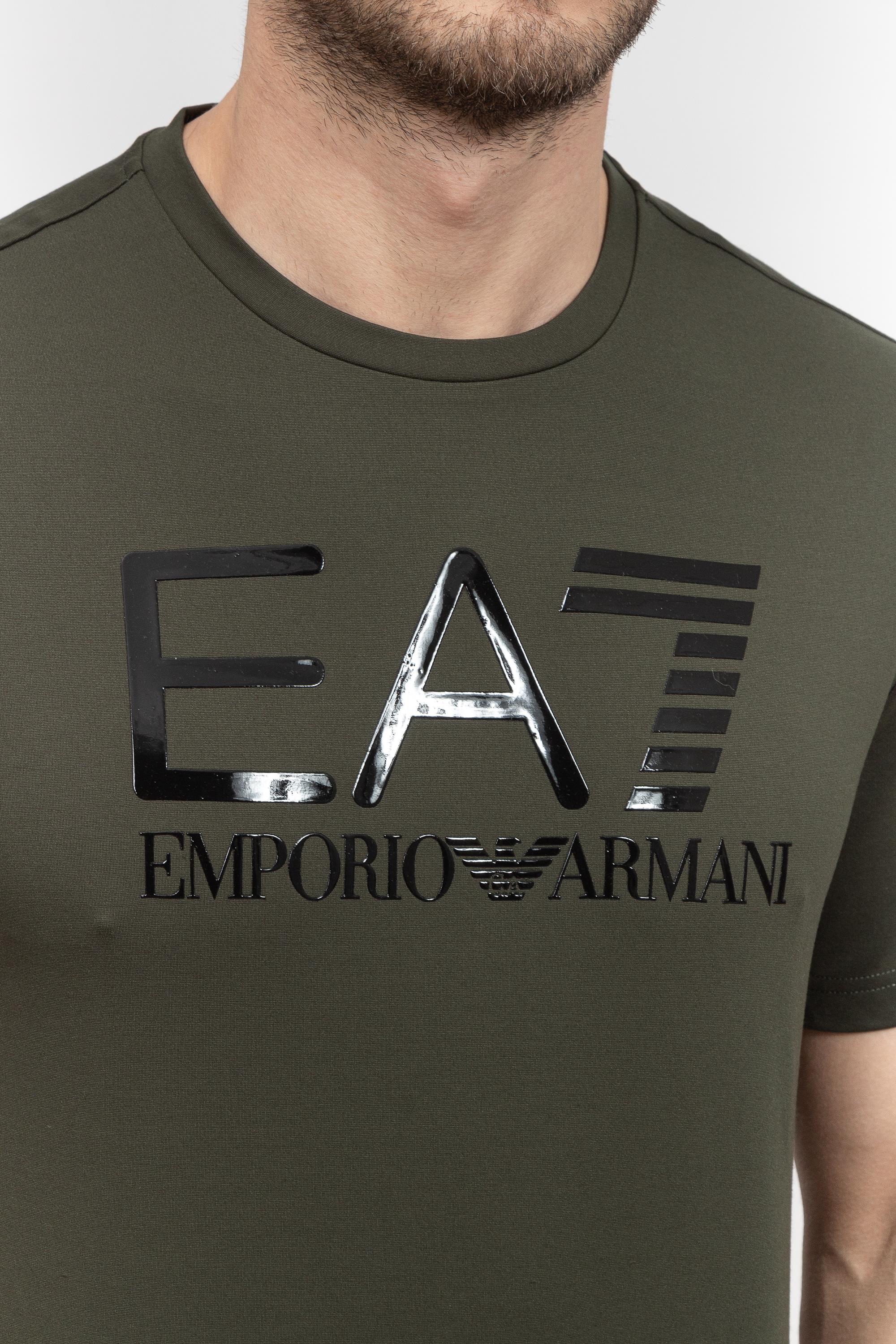 EA7 Erkek Bisiklet Yaka T-Shirt