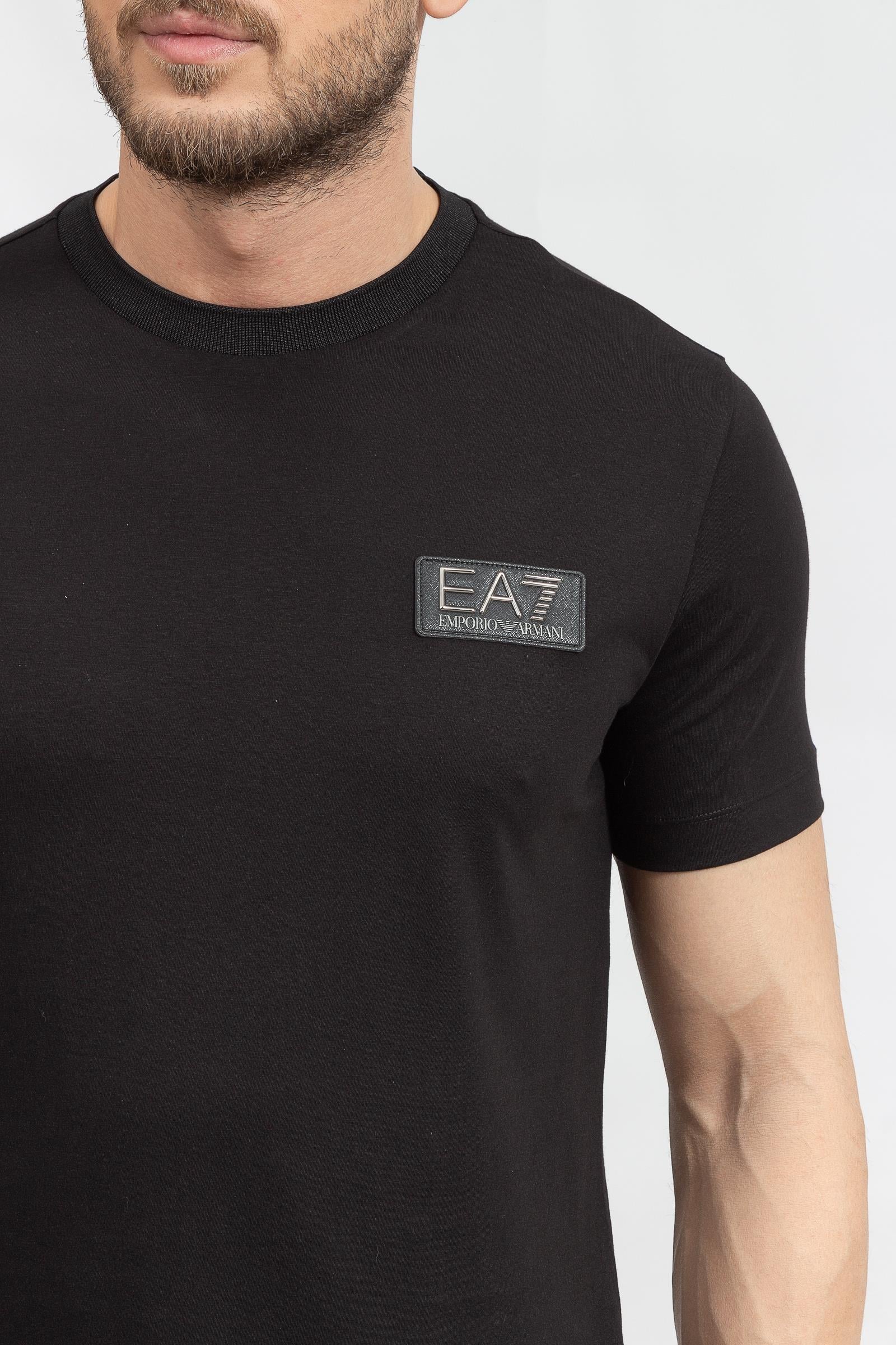 EA7 Erkek Bisiklet Yaka T-Shirt