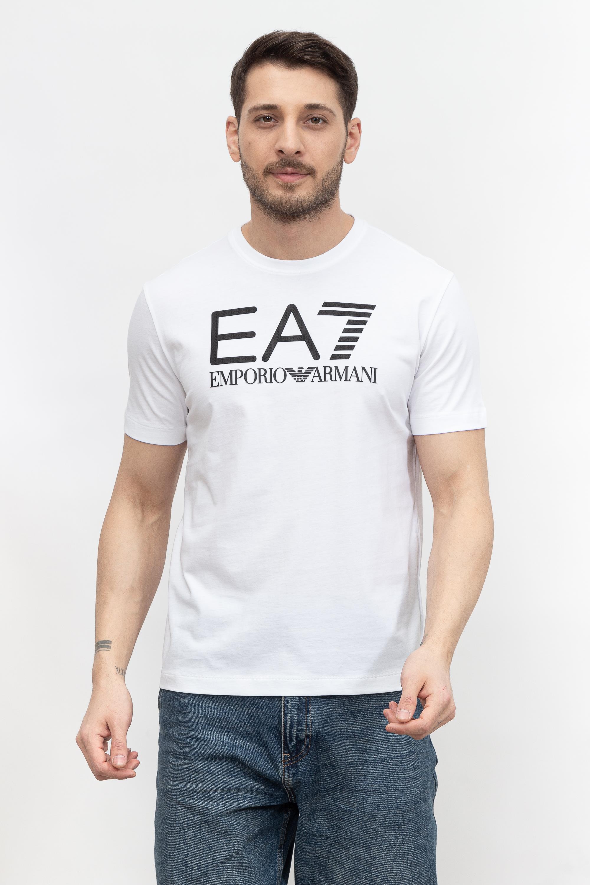 EA7 Erkek Bisiklet Yaka T-Shirt