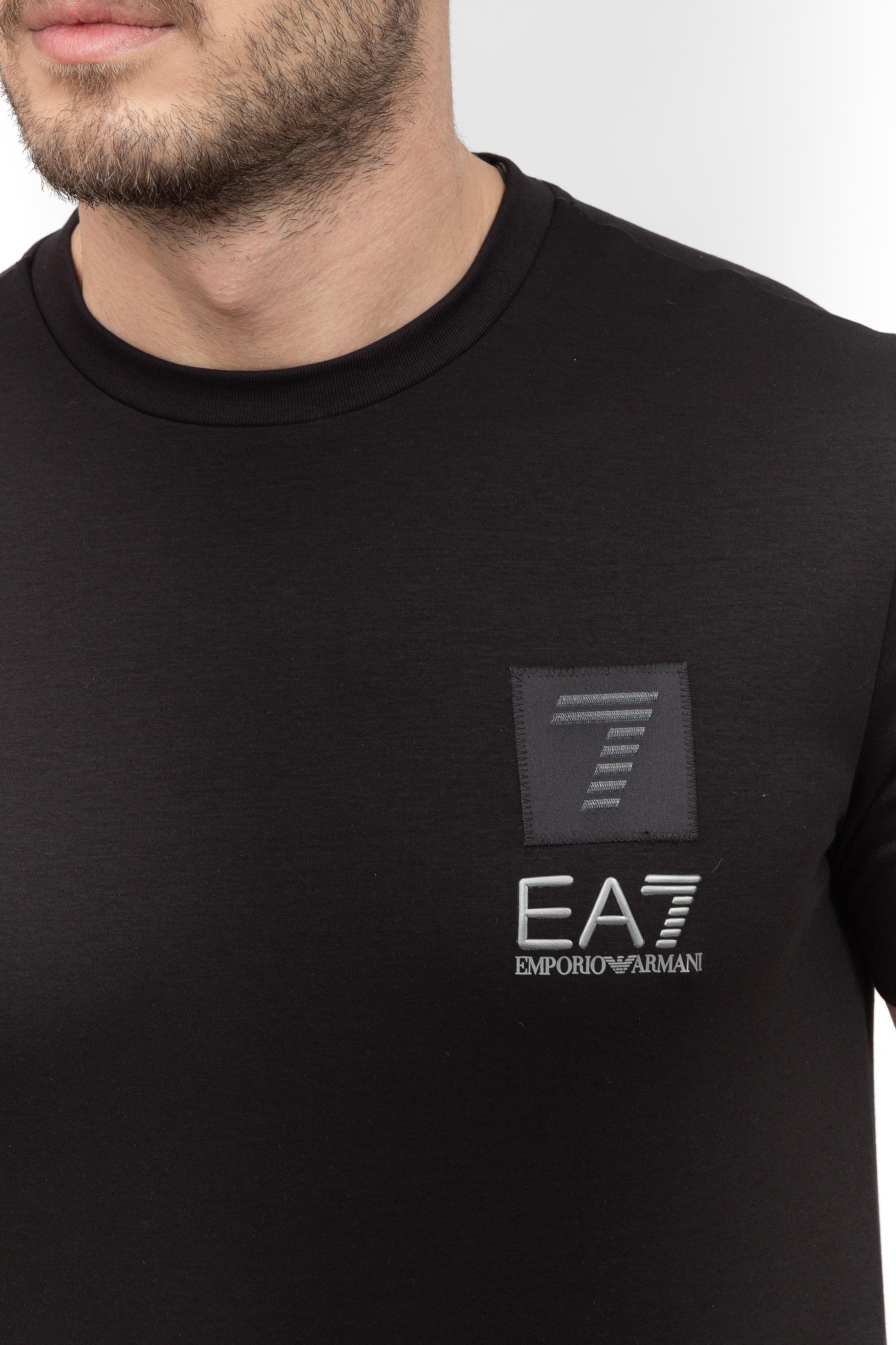 EA7 Erkek Bisiklet Yaka T-Shirt