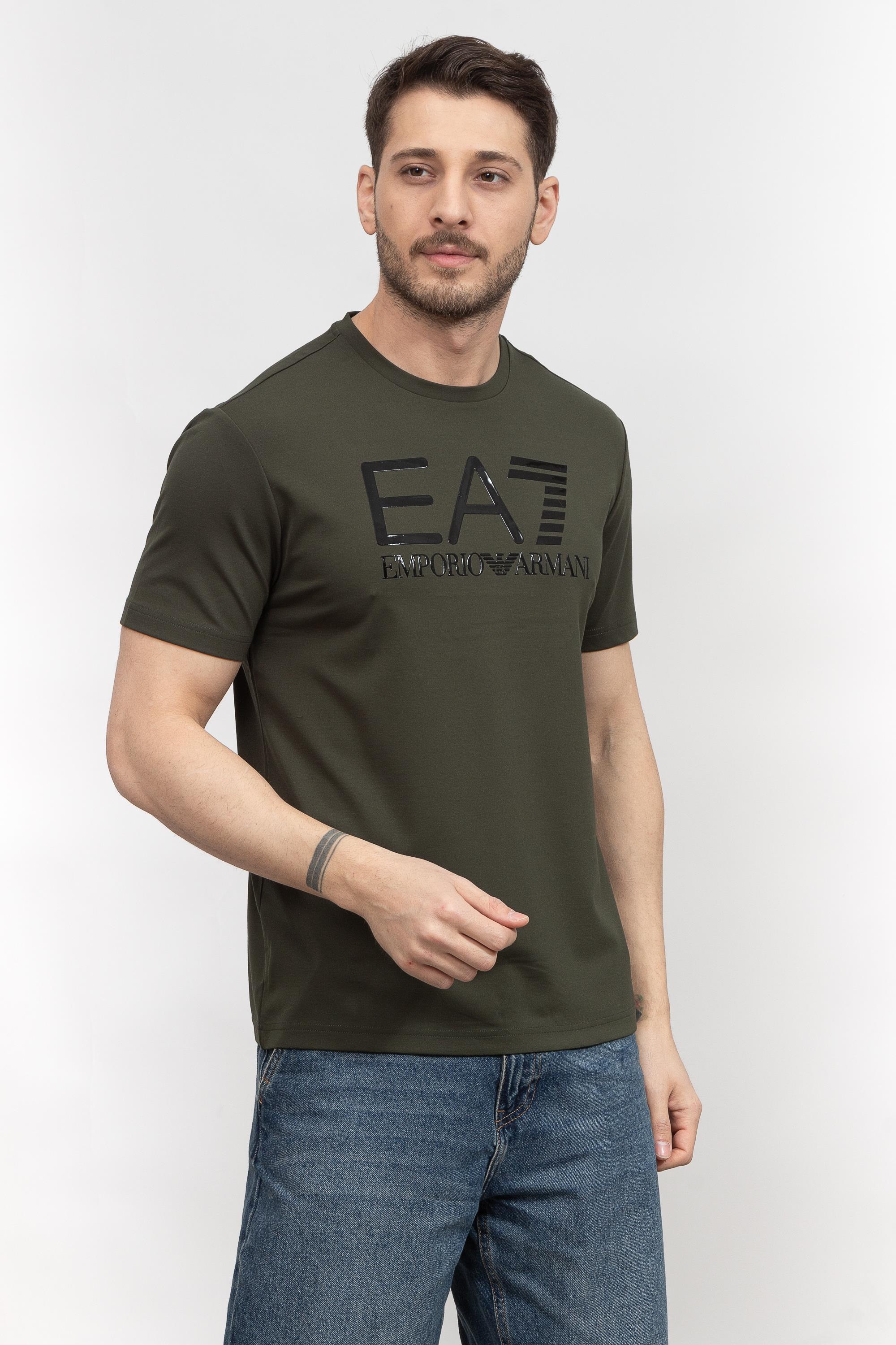 EA7 Erkek Bisiklet Yaka T-Shirt