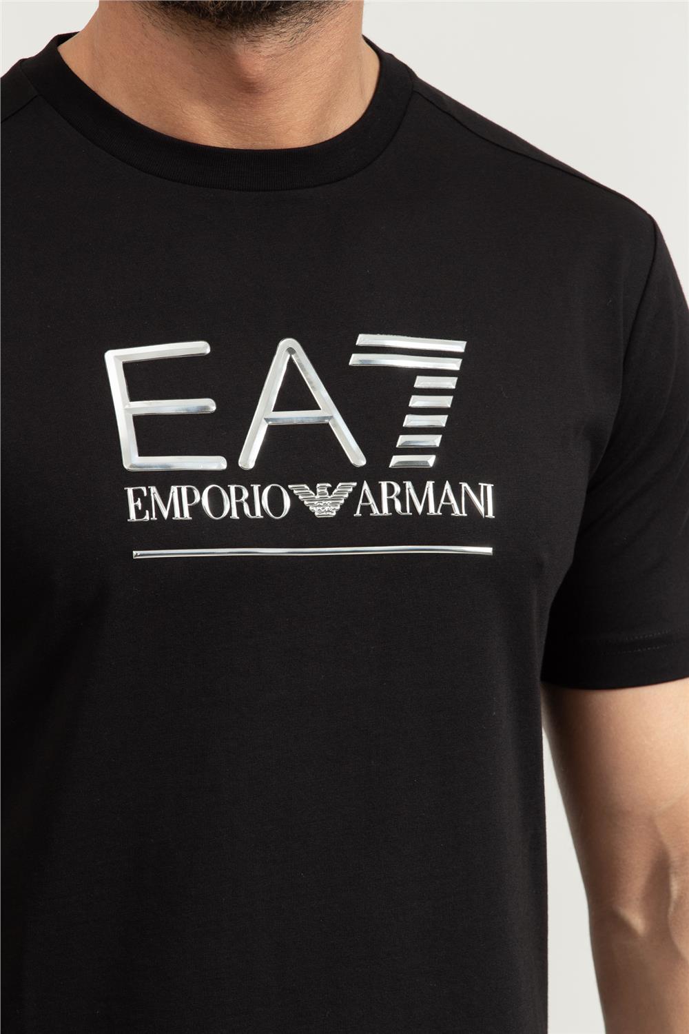 EA7 Erkek Bisiklet Yaka T-Shirt