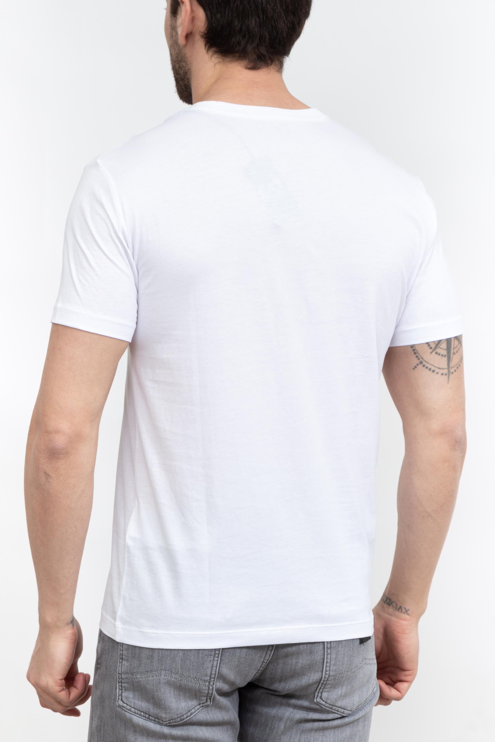 EA7 Erkek Bisiklet Yaka T-Shirt