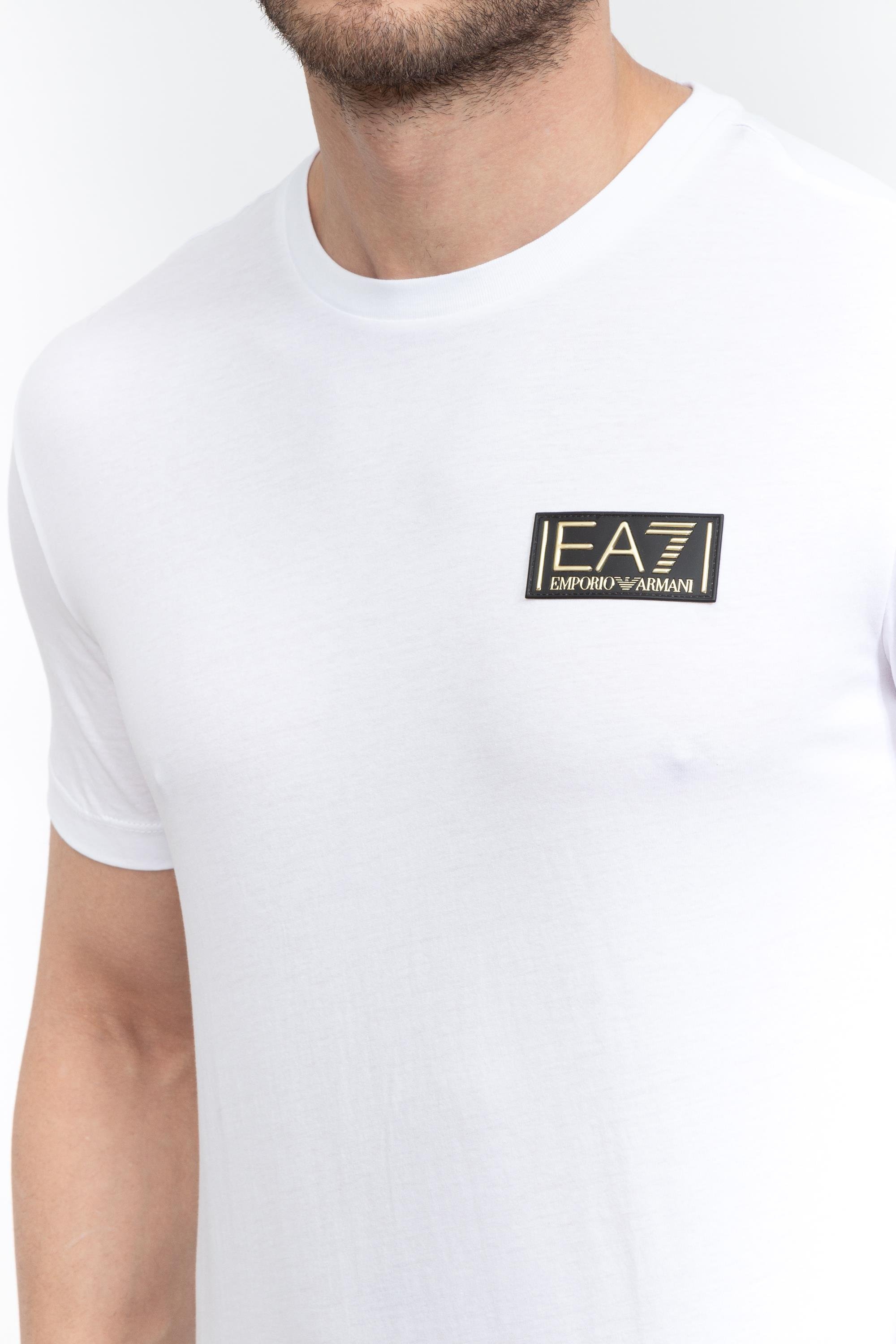 EA7 Erkek Bisiklet Yaka T-Shirt