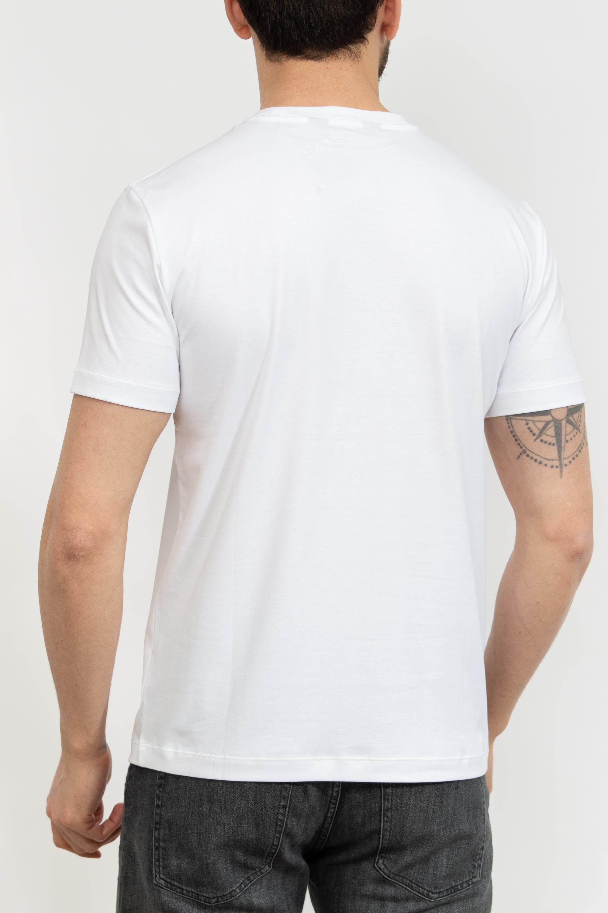 EA7 Erkek Bisiklet Yaka T-Shirt