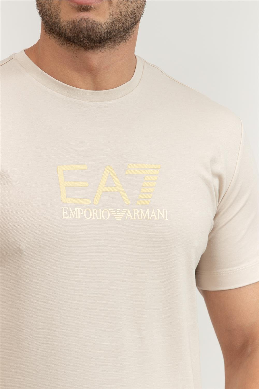 EA7 Erkek Bisiklet Yaka T-Shirt