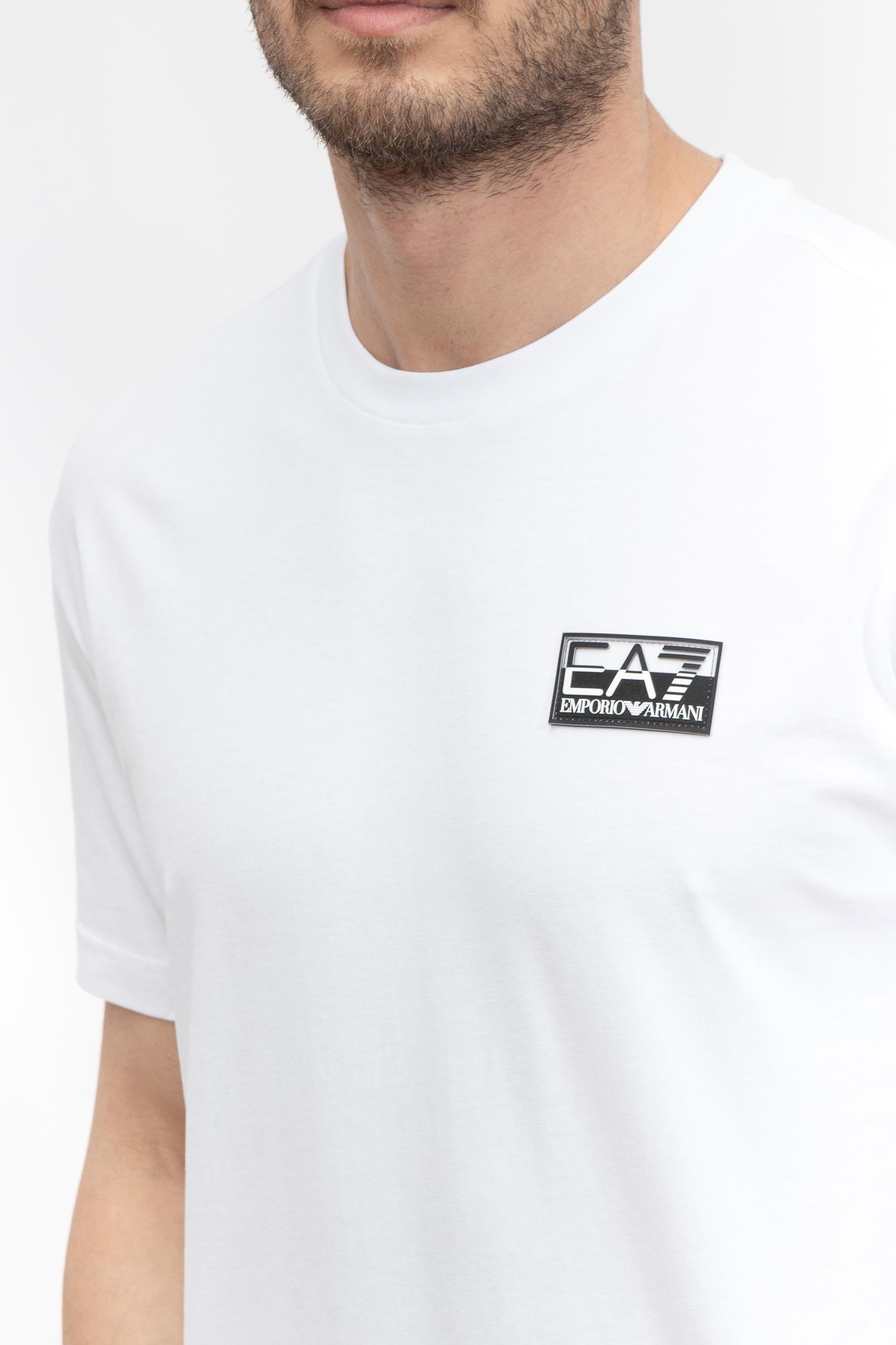EA7 Erkek Bisiklet Yaka T-Shirt