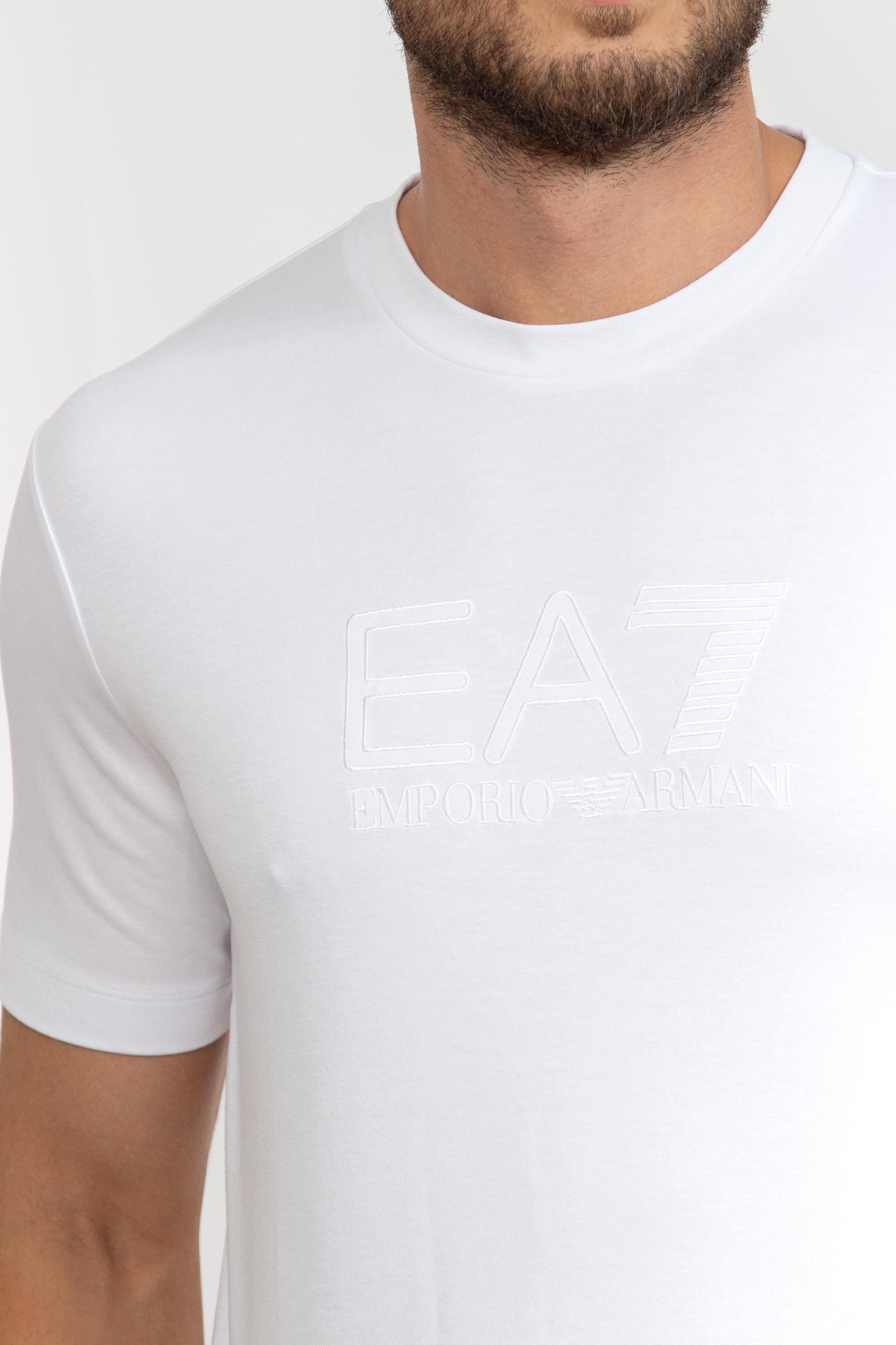 EA7 Erkek Bisiklet Yaka T-Shirt