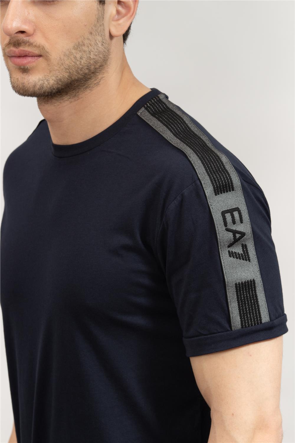 EA7 Erkek Bisiklet Yaka T-Shirt