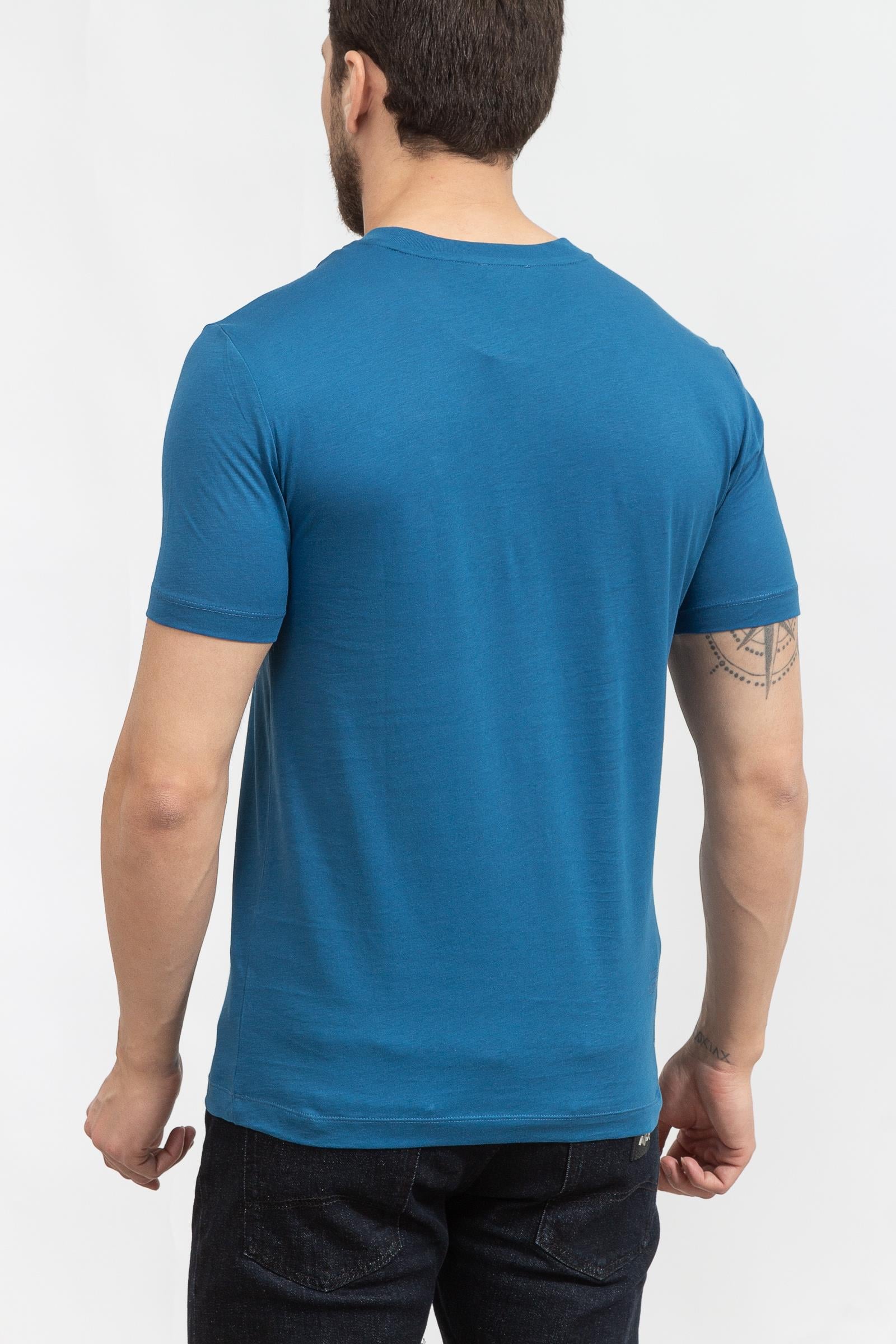 EA7 Erkek Bisiklet Yaka T-Shirt