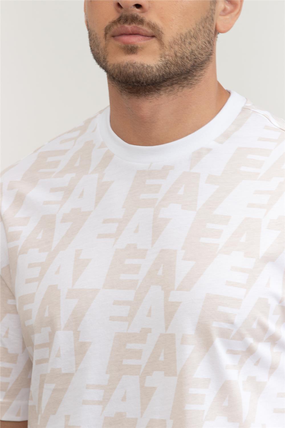 EA7 Erkek Bisiklet Yaka T-Shirt