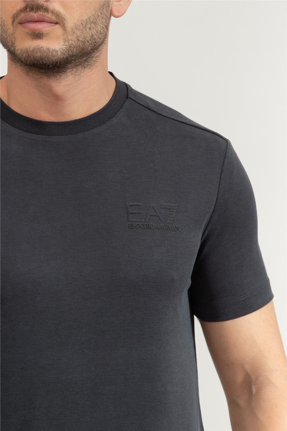 EA7 Erkek Bisiklet Yaka T-Shirt