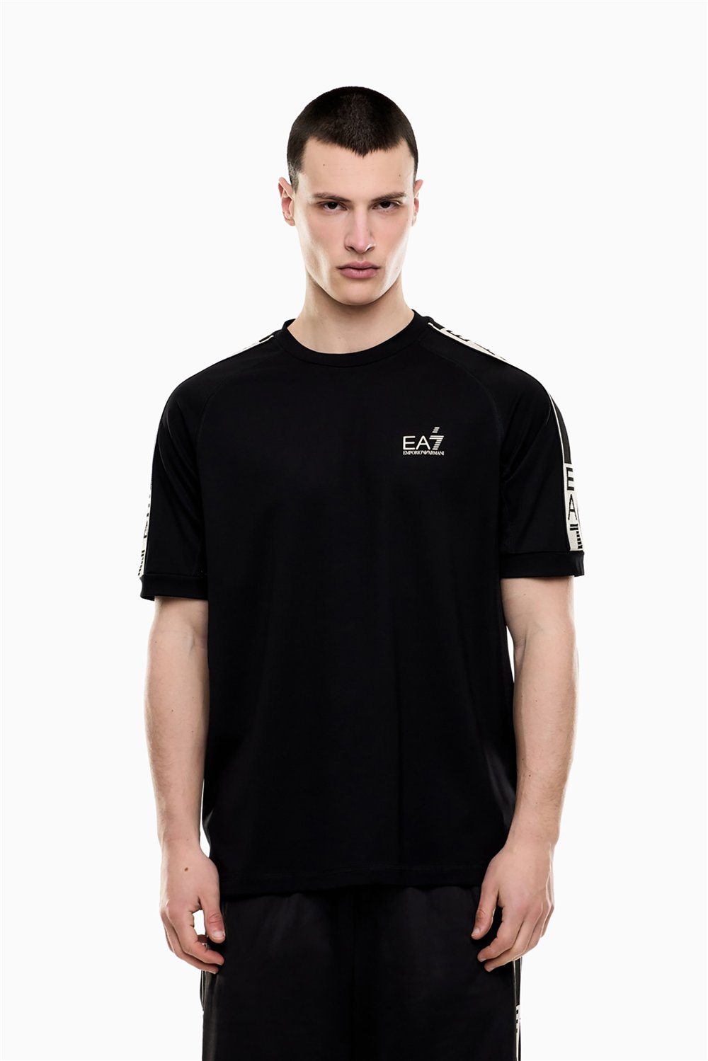 EA7 Erkek Bisiklet Yaka T-Shirt