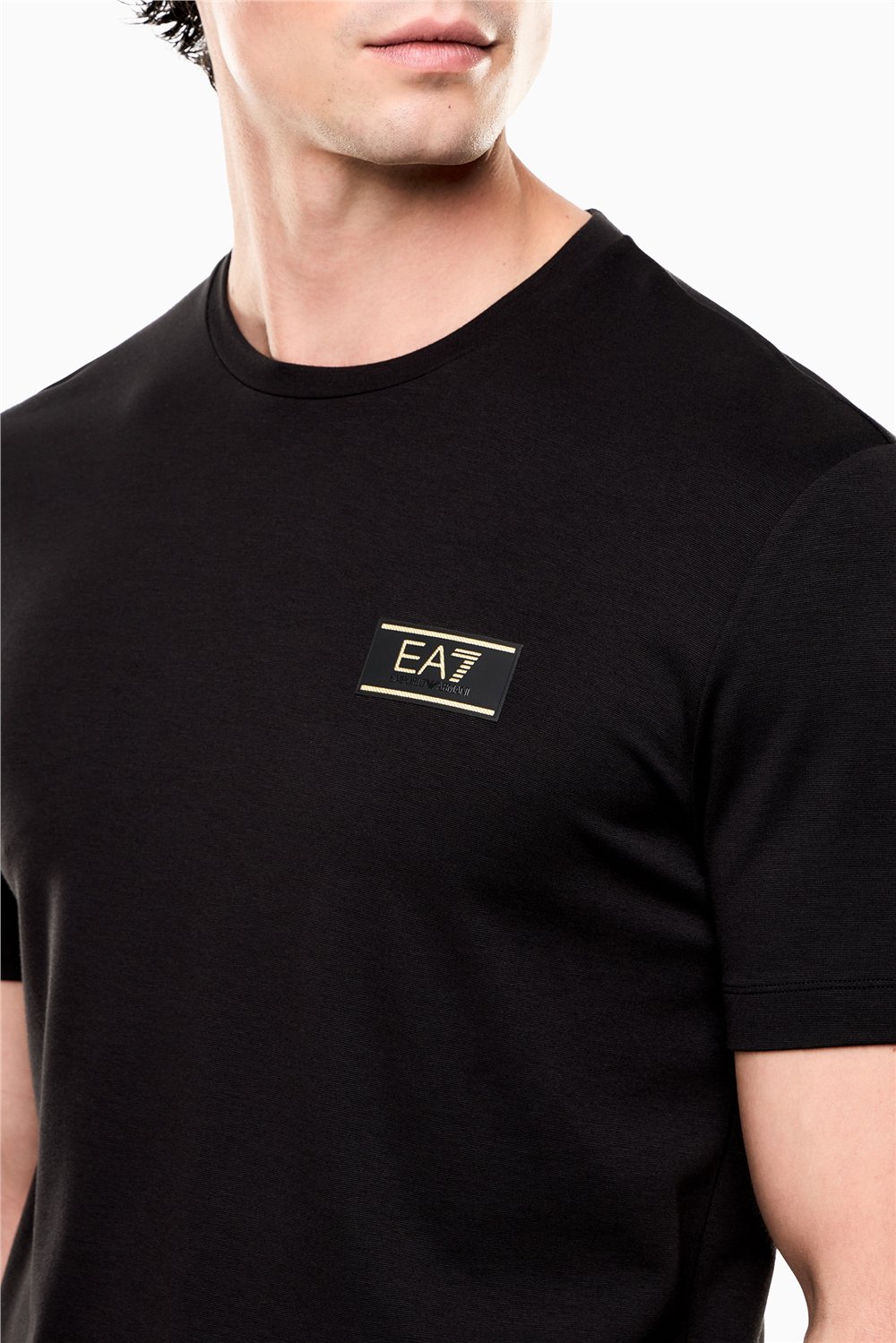 EA7 Erkek Bisiklet Yaka T-Shirt