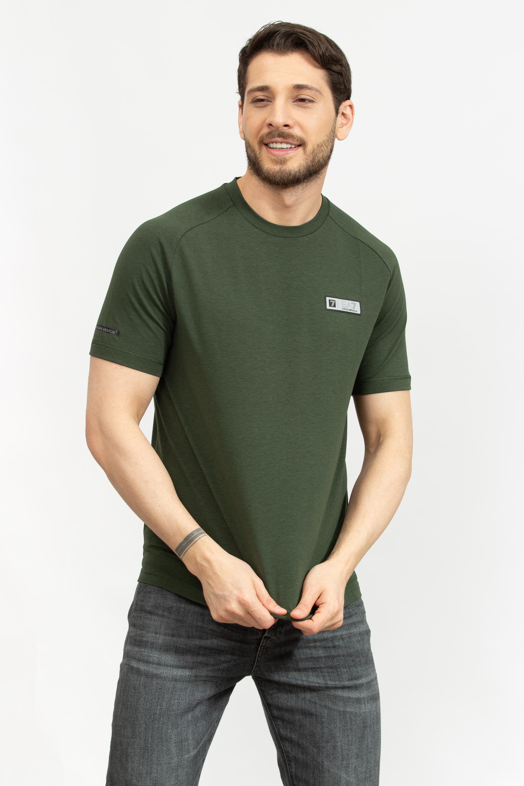 EA7 Erkek Bisiklet Yaka T-Shirt