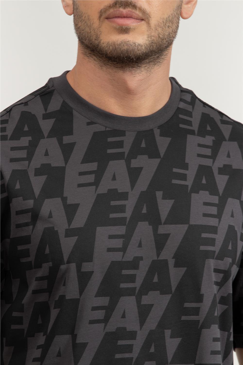EA7 Erkek Bisiklet Yaka T-Shirt