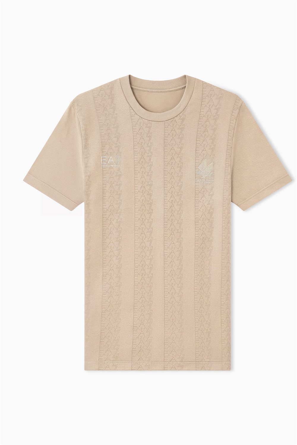 EA7 Erkek Bisiklet Yaka T-Shirt Çok Renkli