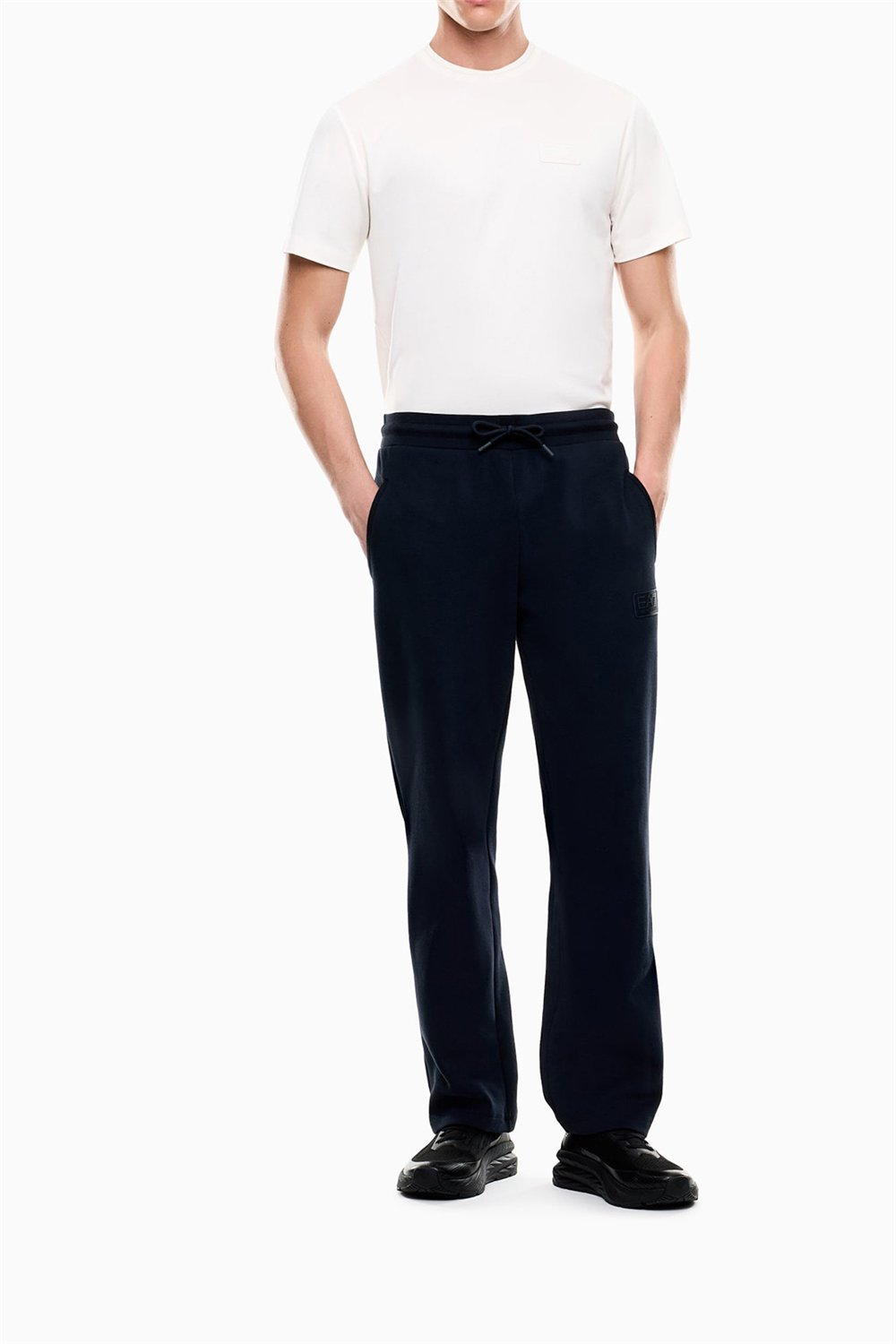 EA7 Erkek Bisiklet Yaka T-Shirt Çok Renkli