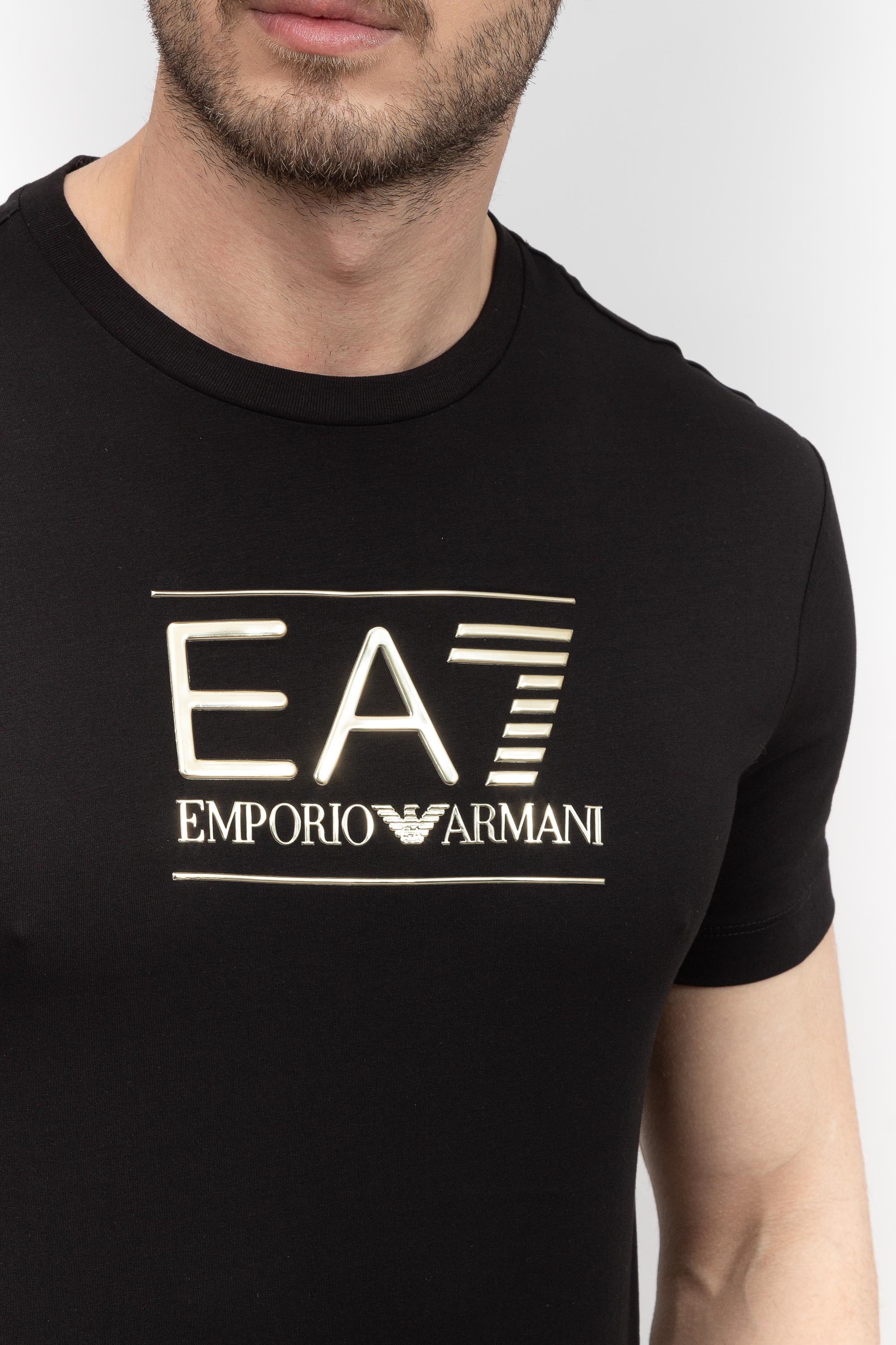 EA7 Erkek Bisiklet Yaka T-Shirt