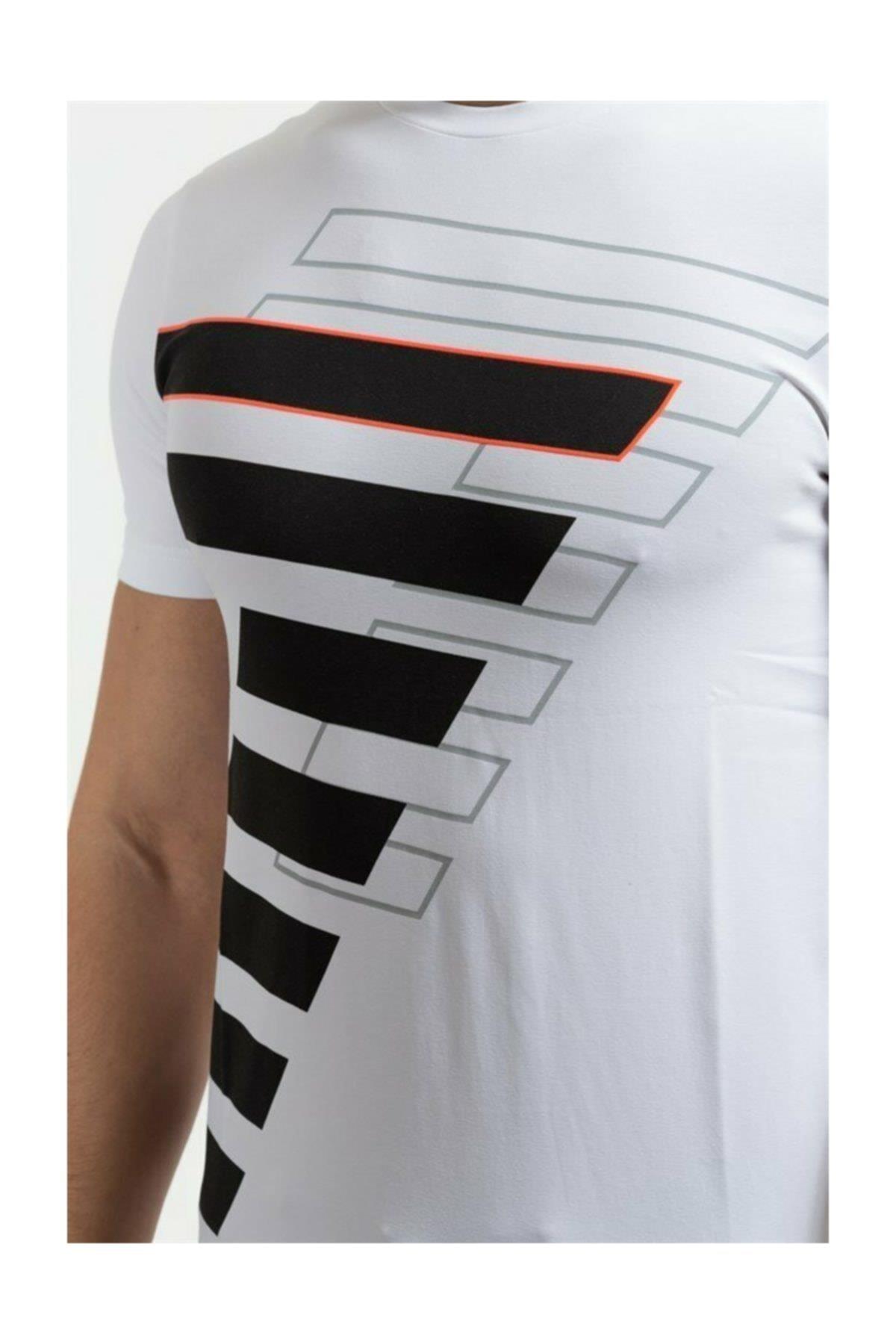 EA7 Erkek Bisiklet Yaka T-Shirt