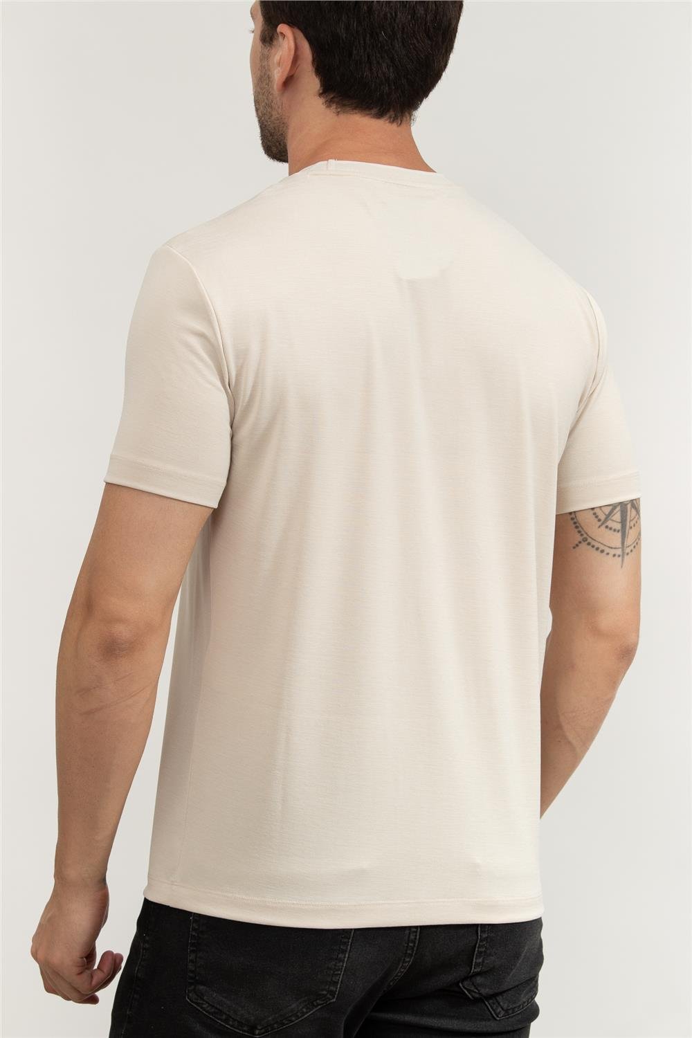 EA7 Erkek Bisiklet Yaka T-Shirt