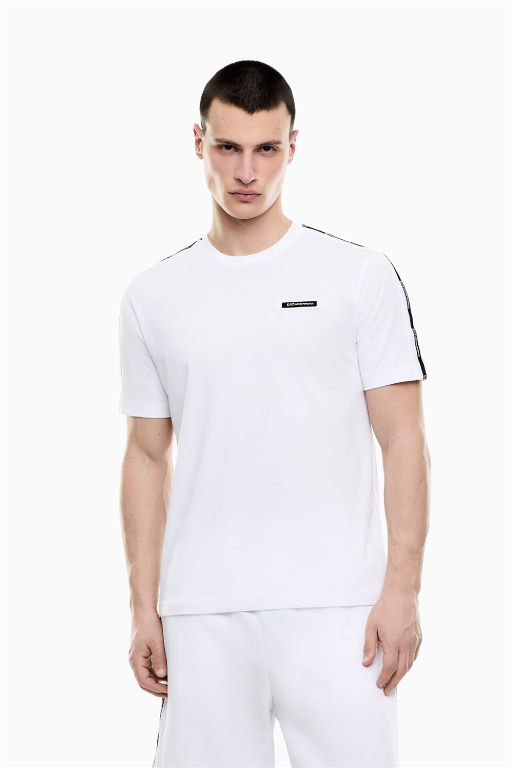 EA7 Erkek Bisiklet Yaka T-Shirt