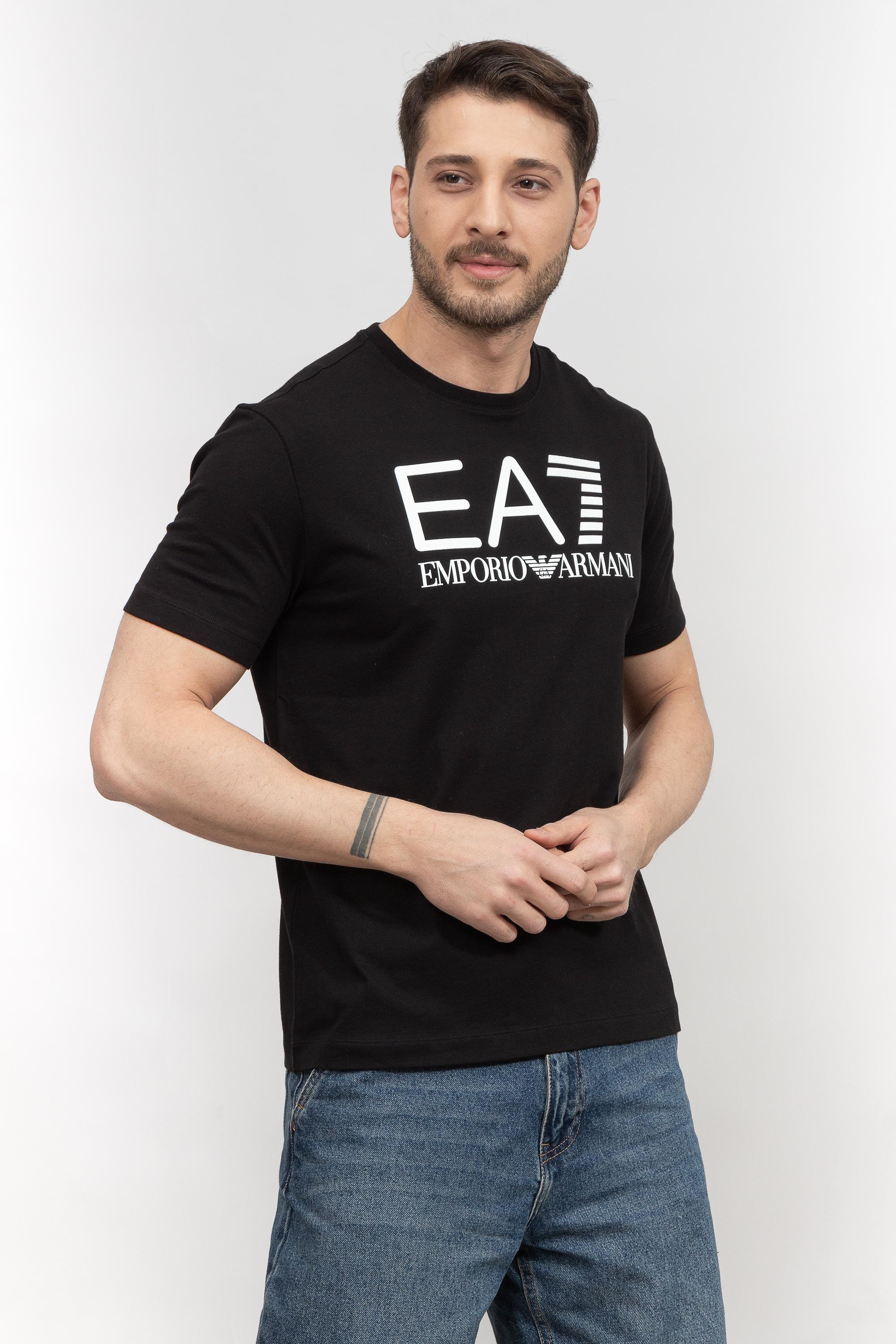 EA7 Erkek Bisiklet Yaka T-Shirt