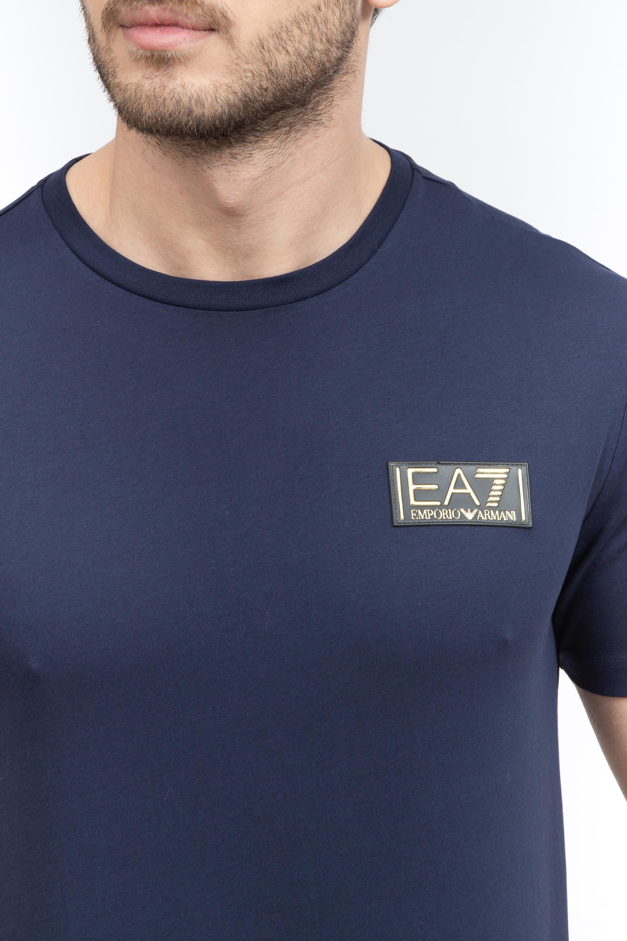EA7 Erkek Bisiklet Yaka T-Shirt