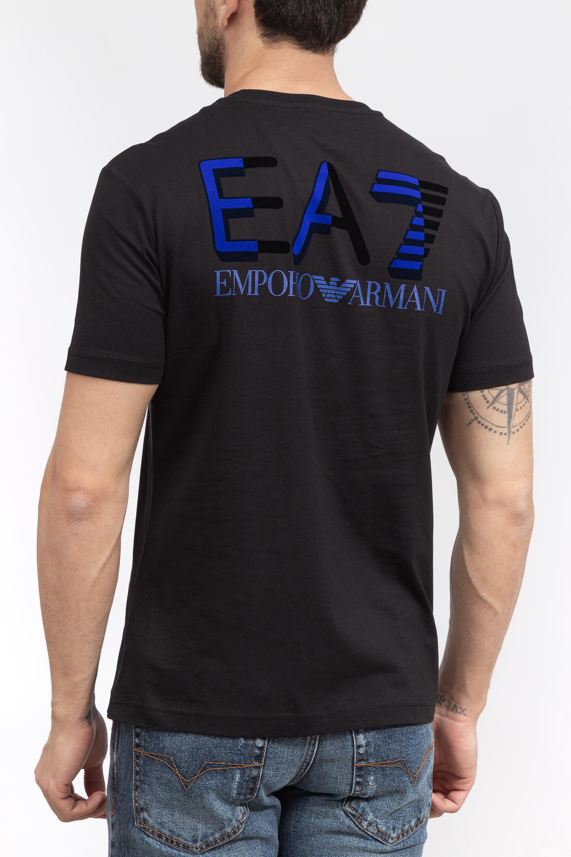 EA7 Erkek Bisiklet Yaka T-Shirt