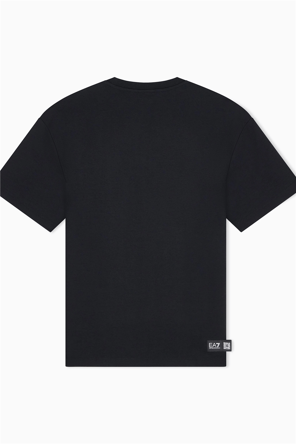 EA7 Erkek Bisiklet Yaka T-Shirt Siyah