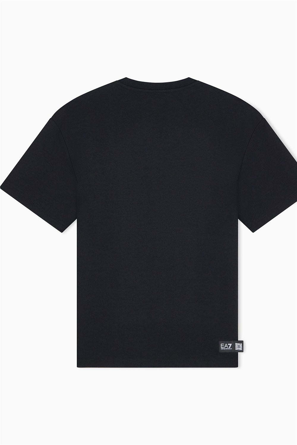 EA7 Erkek Bisiklet Yaka T-Shirt Siyah