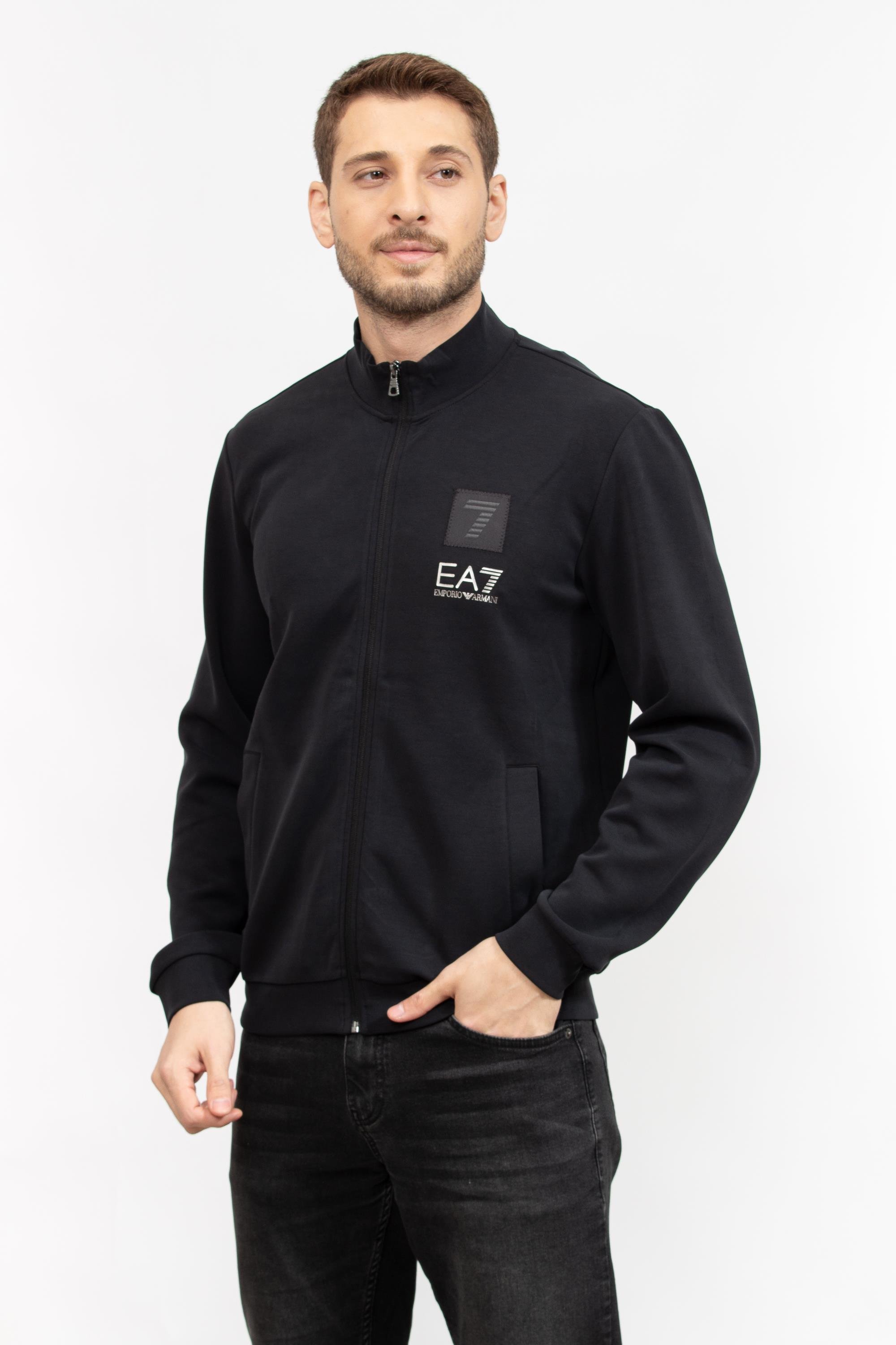 EA7 Erkek Fermuarlı Sweatshirt