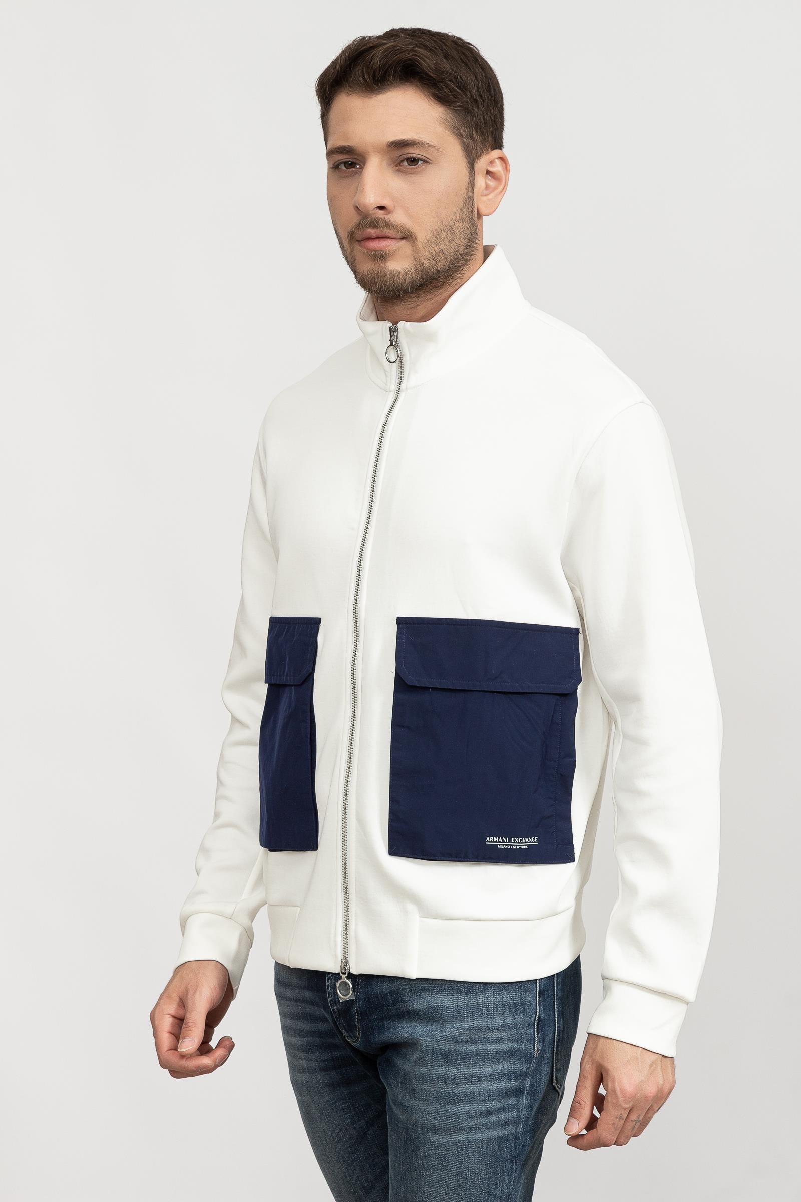 EA7 Erkek Fermuarlı Sweatshirt