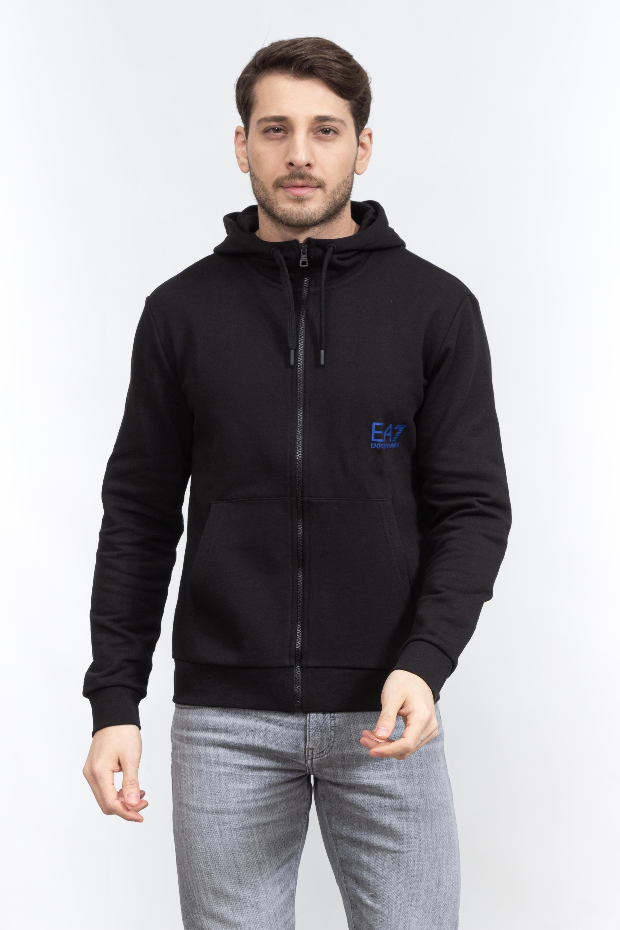 EA7 Erkek Fermuarlı Sweatshirt