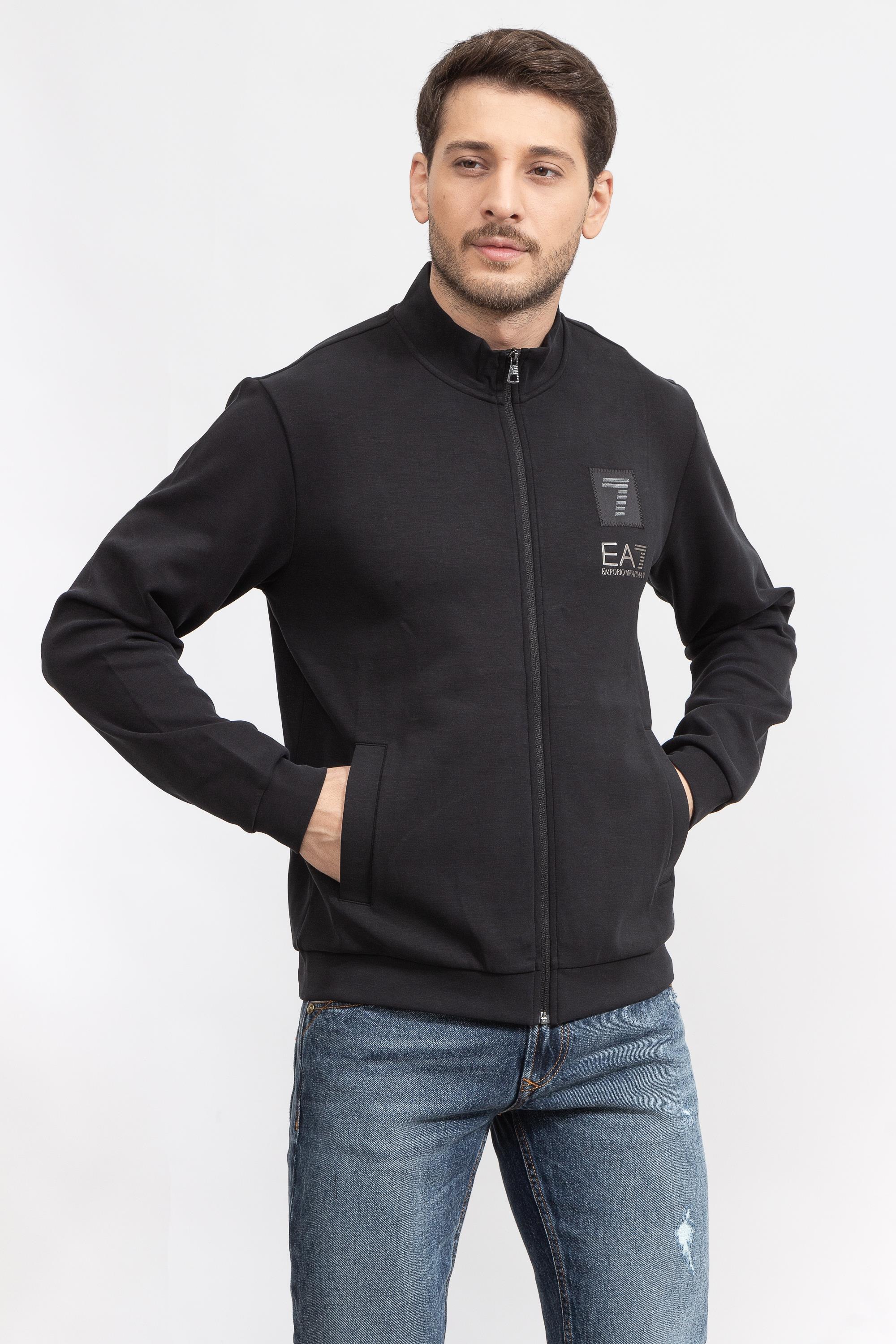 EA7 Erkek Fermuarlı Sweatshirt
