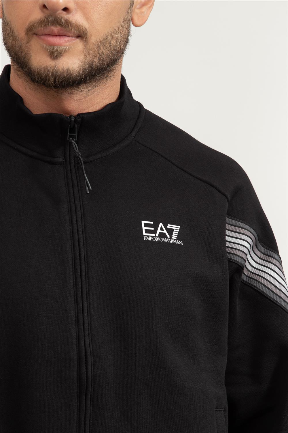 EA7 Erkek Fermuarlı Sweatshirt