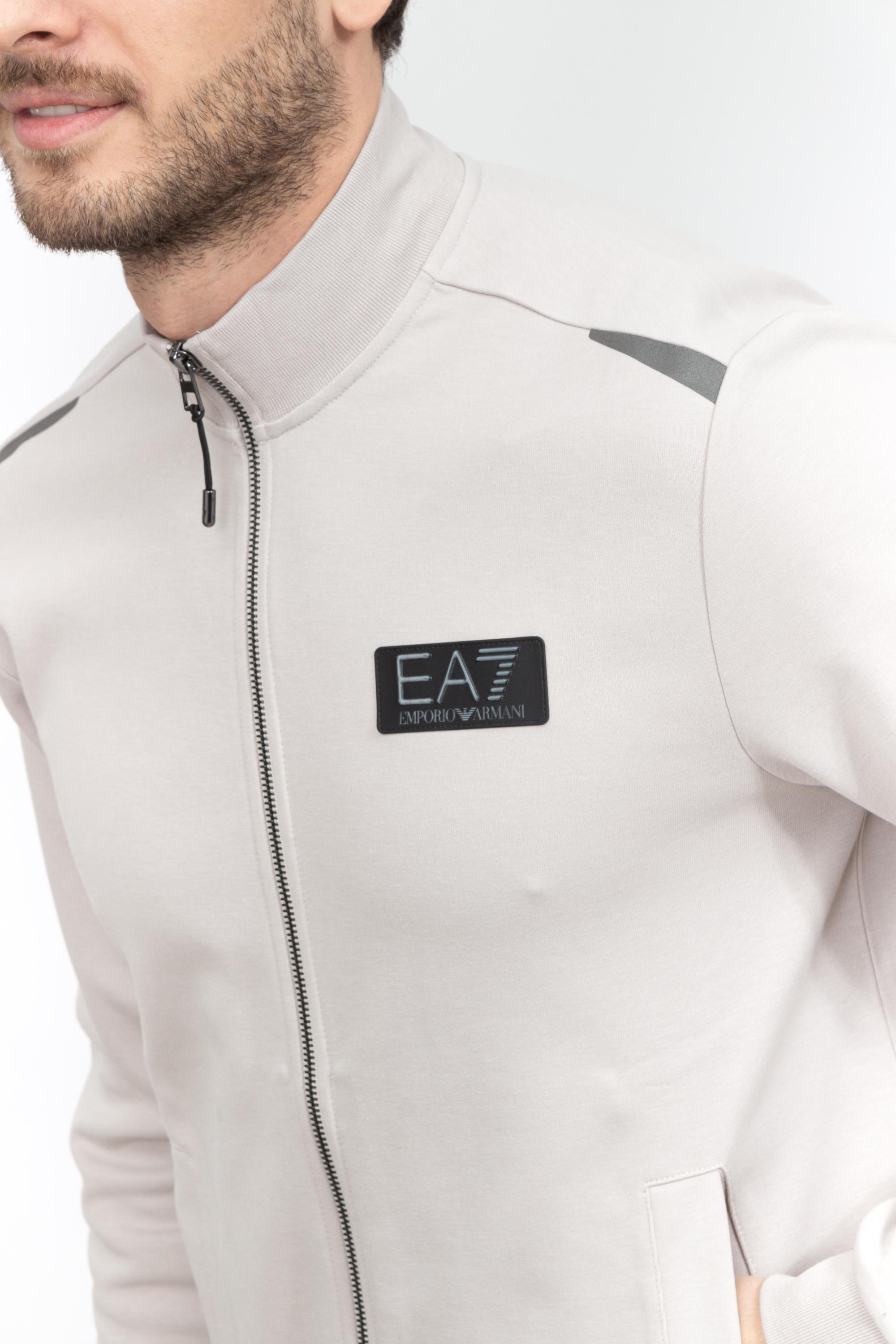 EA7 Erkek Fermuarlı Sweatshirt