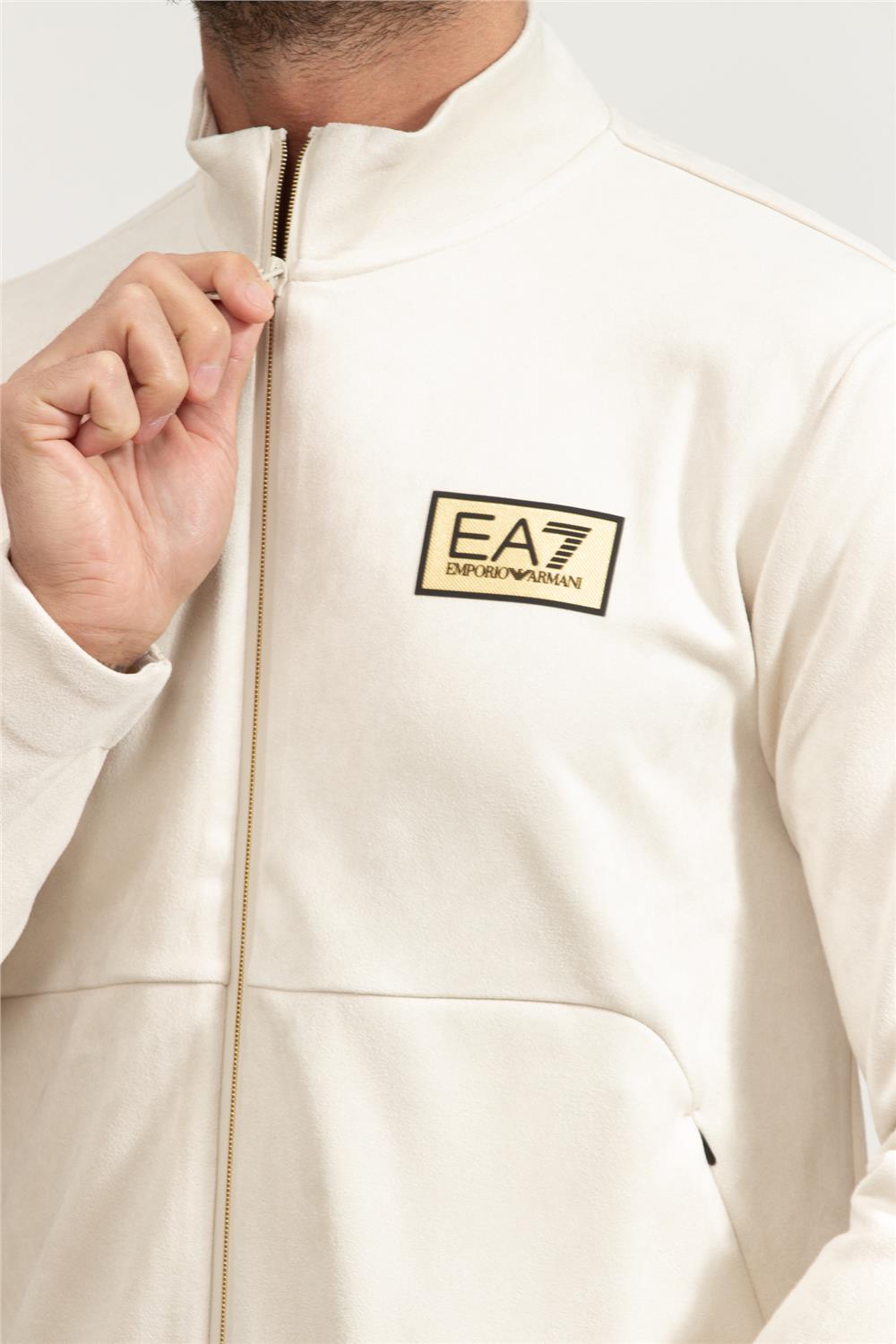 EA7 Erkek Fermuarlı Sweatshirt