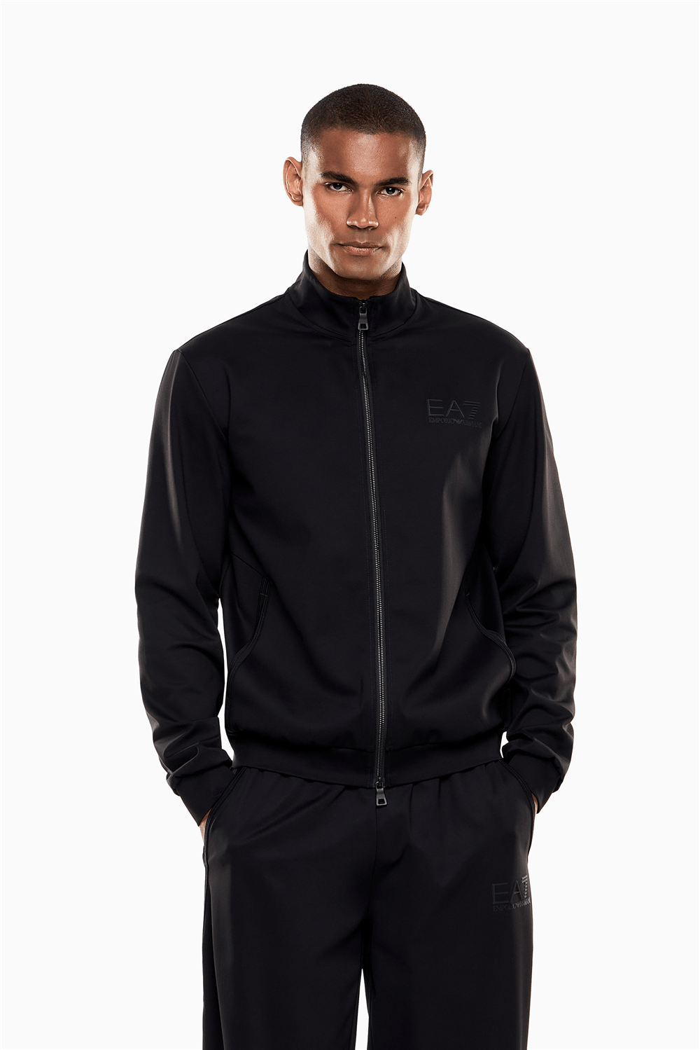 EA7 Erkek Fermuarlı Sweatshirt