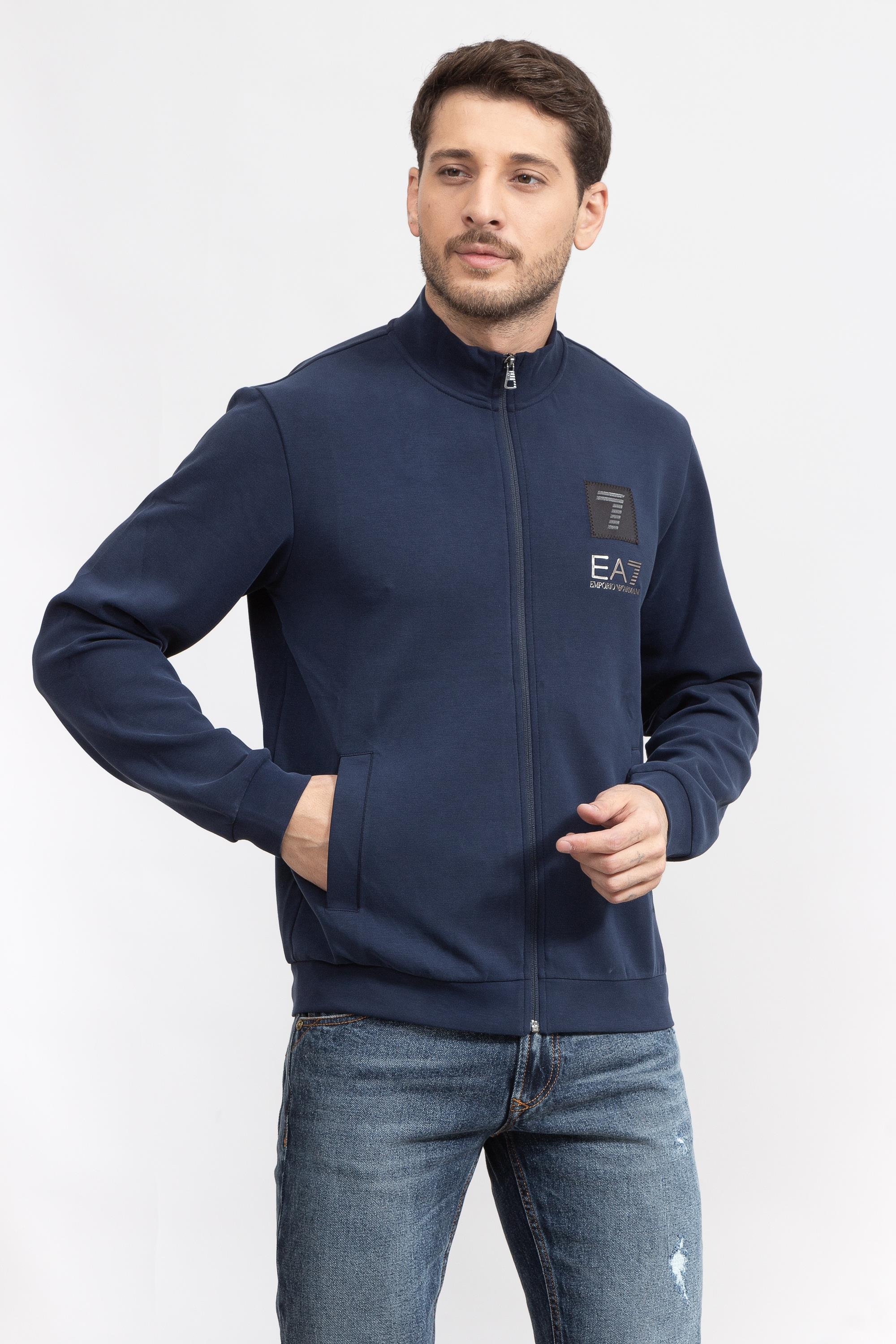 EA7 Erkek Fermuarlı Sweatshirt