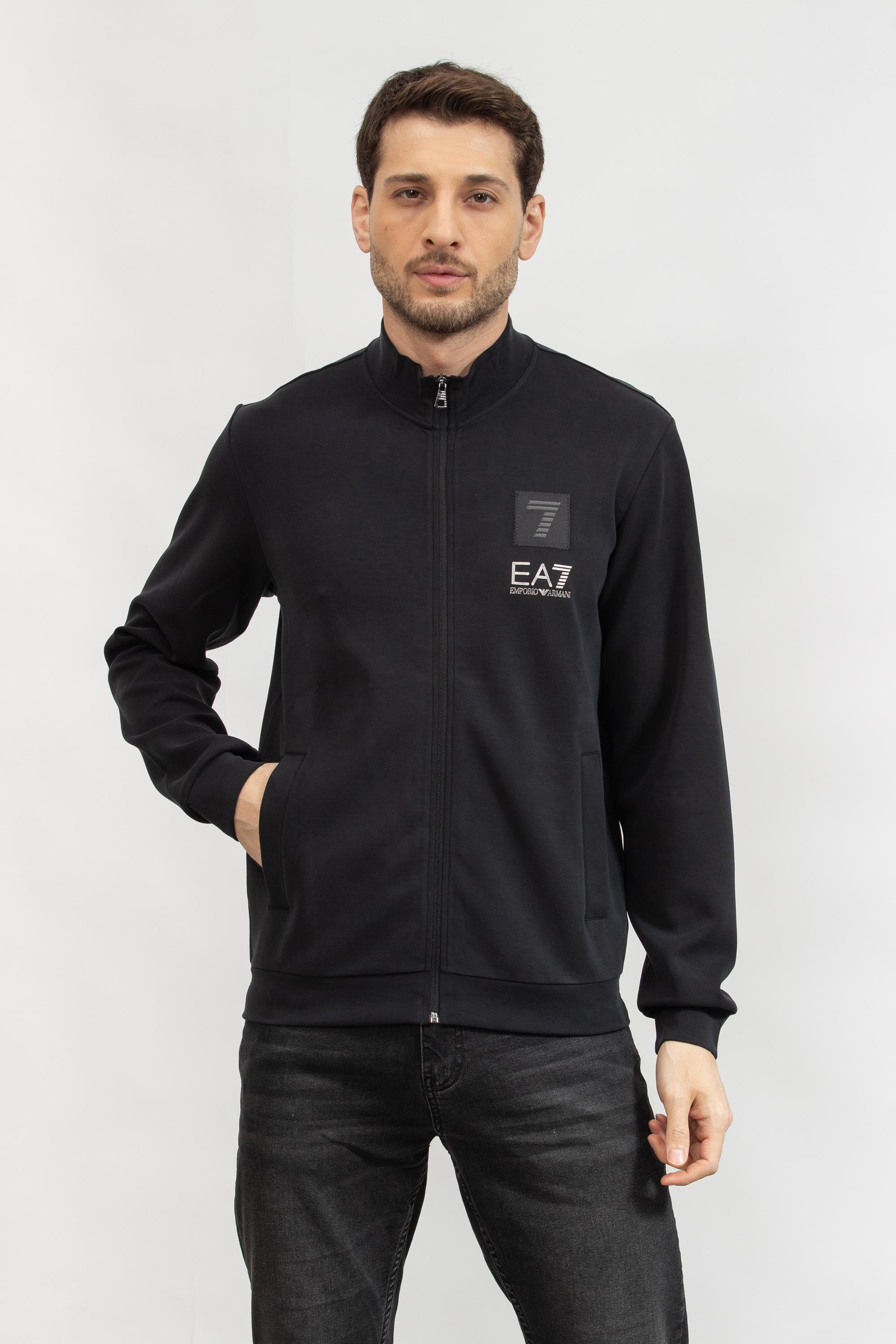 EA7 Erkek Fermuarlı Sweatshirt