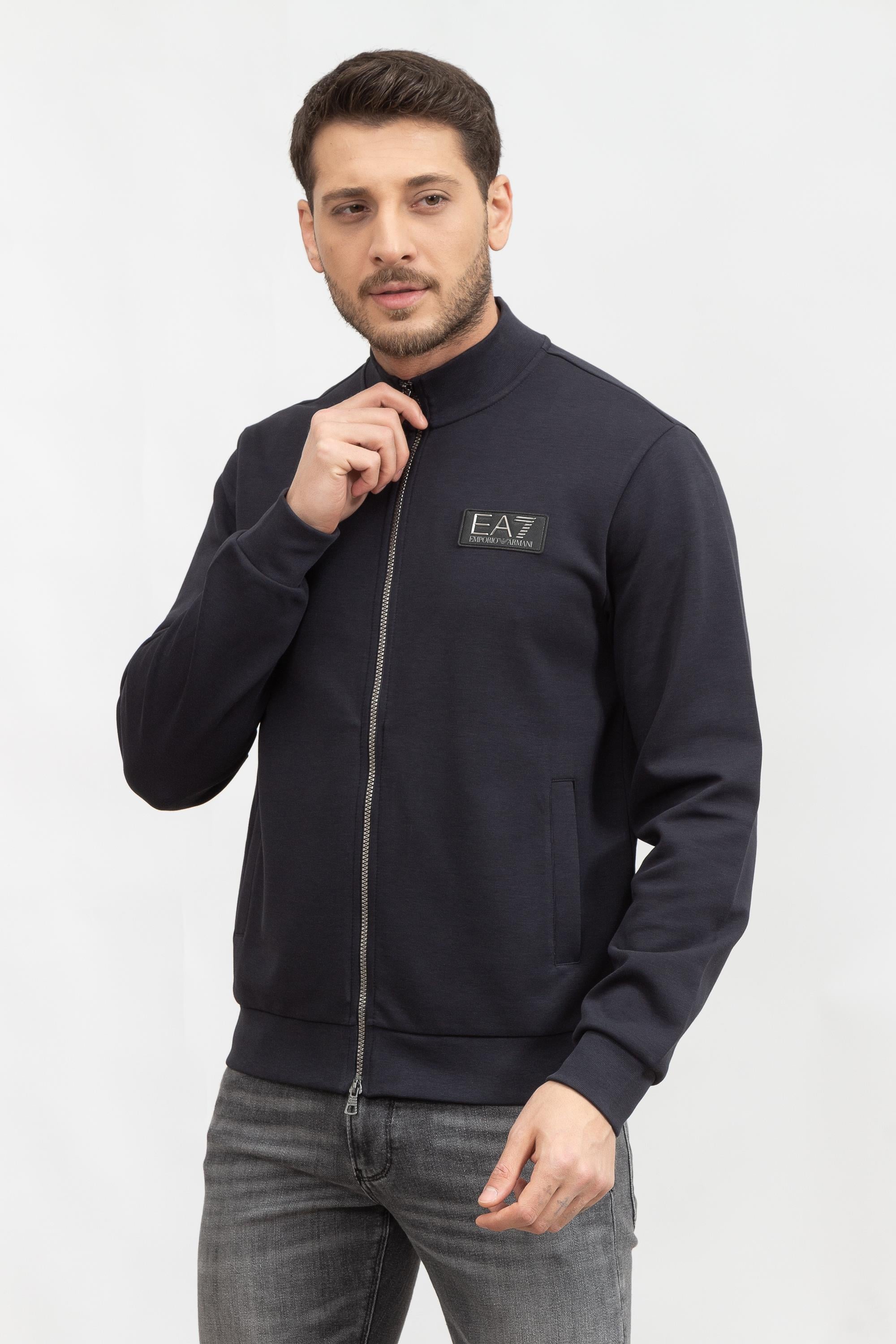EA7 Erkek Fermuarlı Sweatshirt