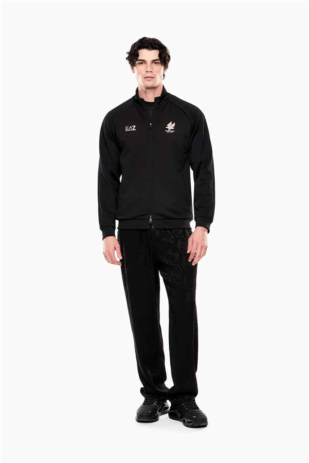 EA7 Erkek Fermuarlı Sweatshirt