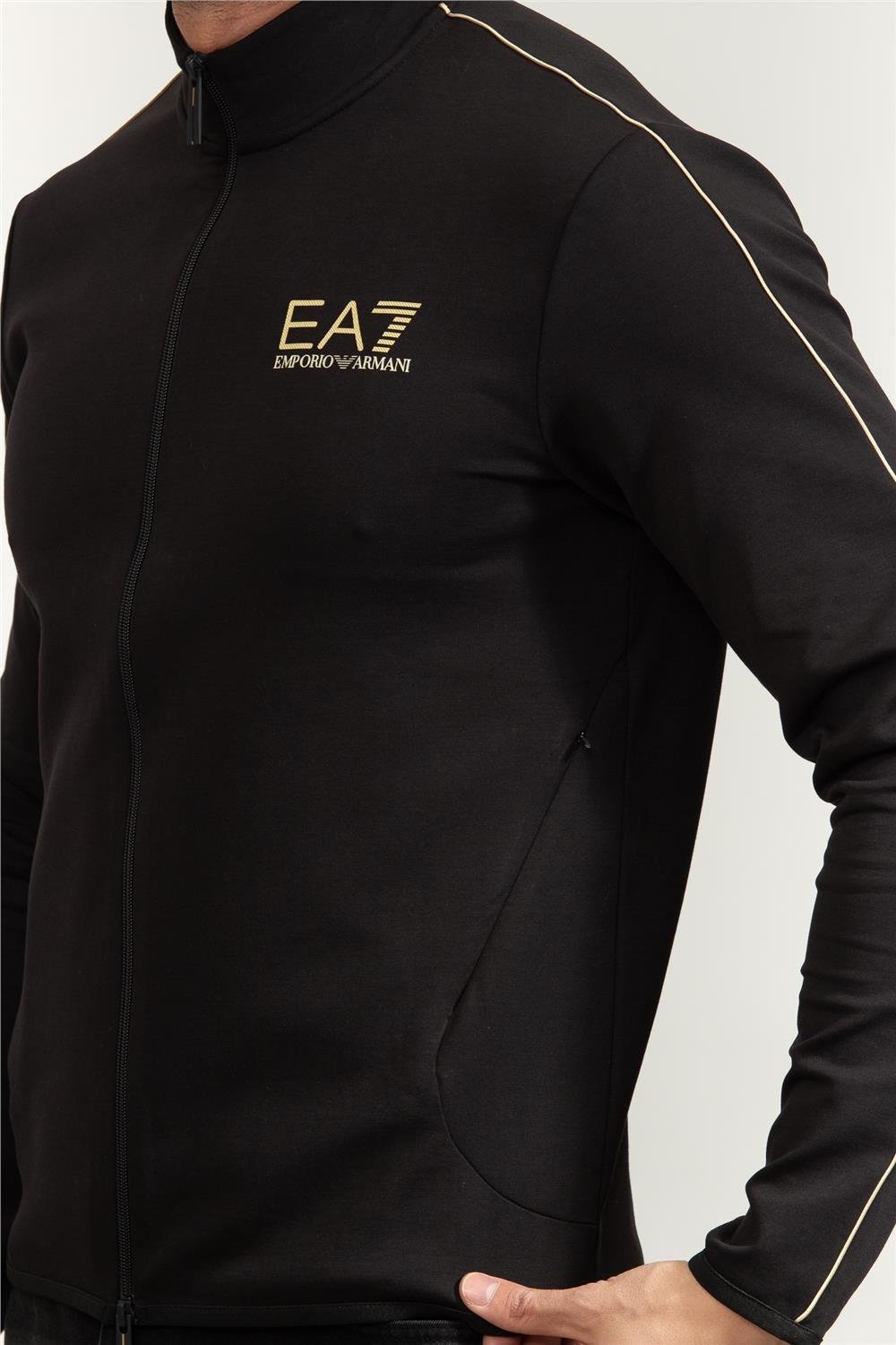 EA7 Erkek Fermuarlı Sweatshirt