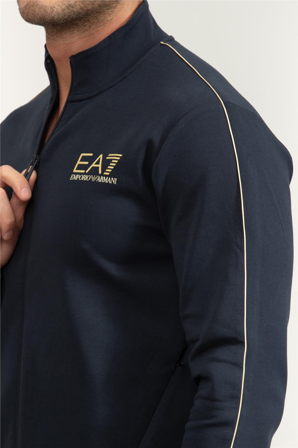 EA7 Erkek Fermuarlı Sweatshirt